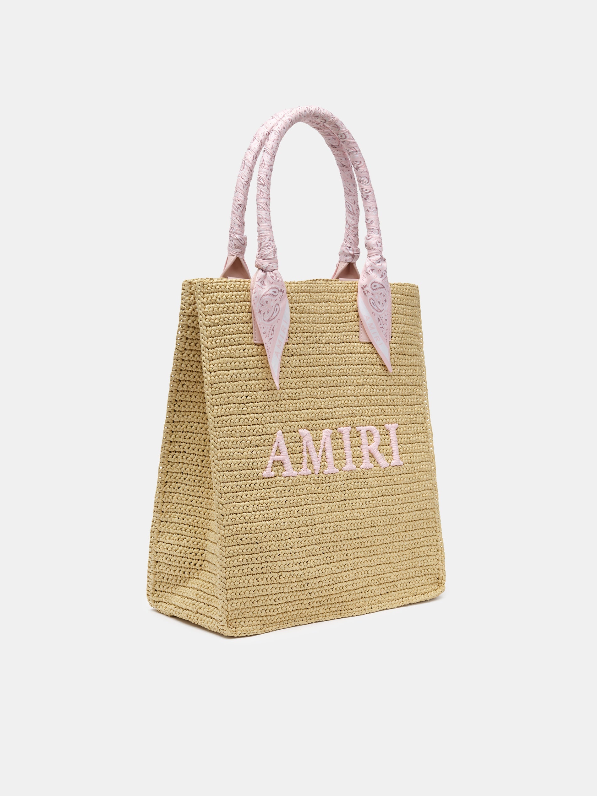 AMIRI RAFFIA TOTE - 3