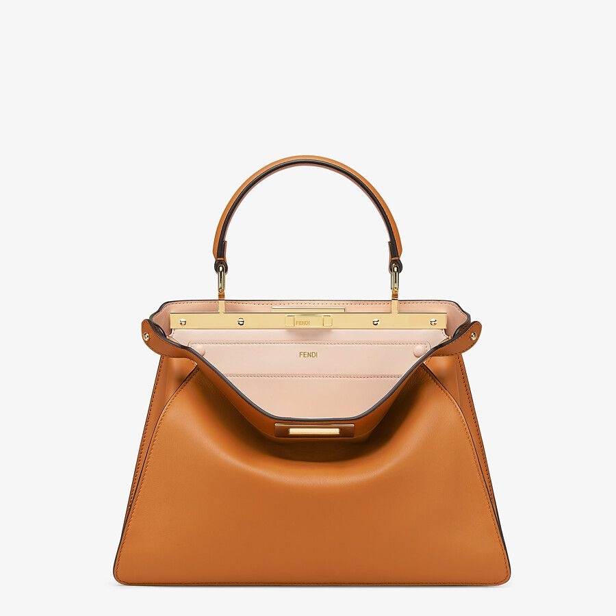 Brown leather bag - 1