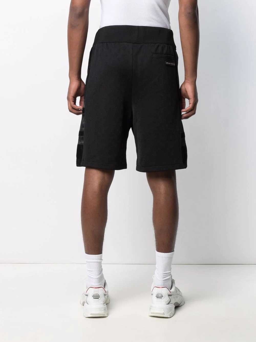 jacquard-monogram jogging shorts - 4