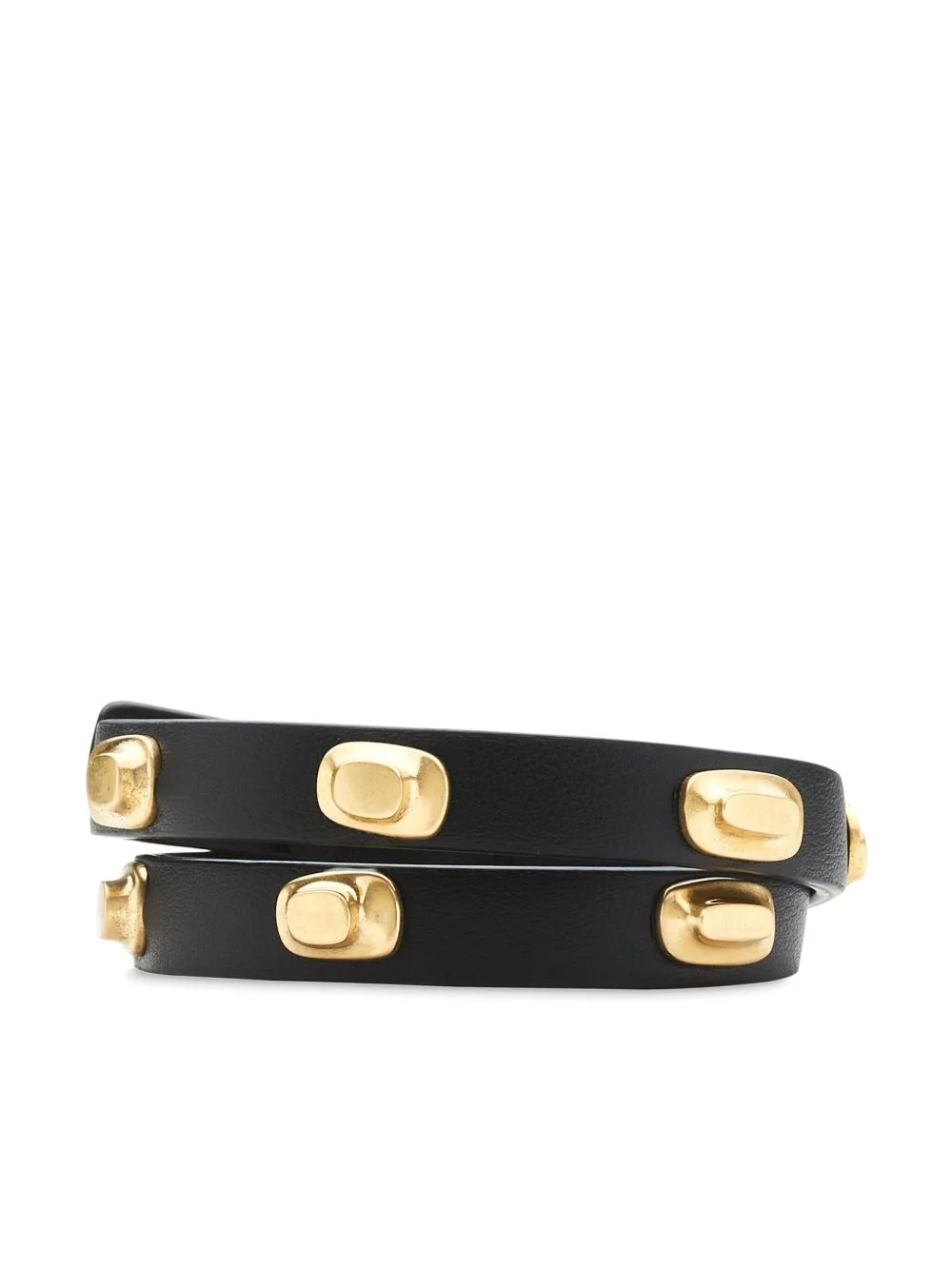 studded leather bracelet - 1