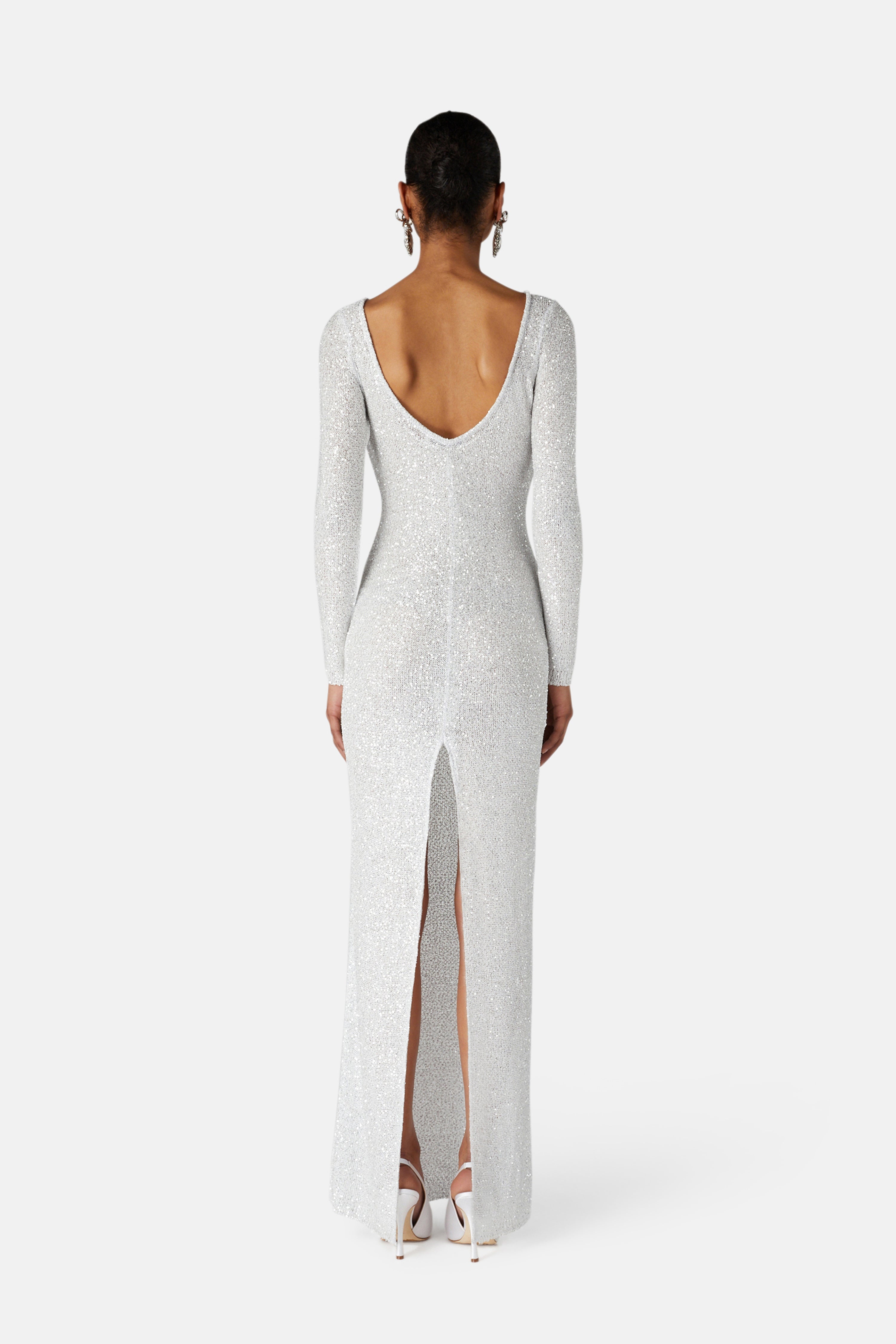 SEQUIN LONG DRESS - 4