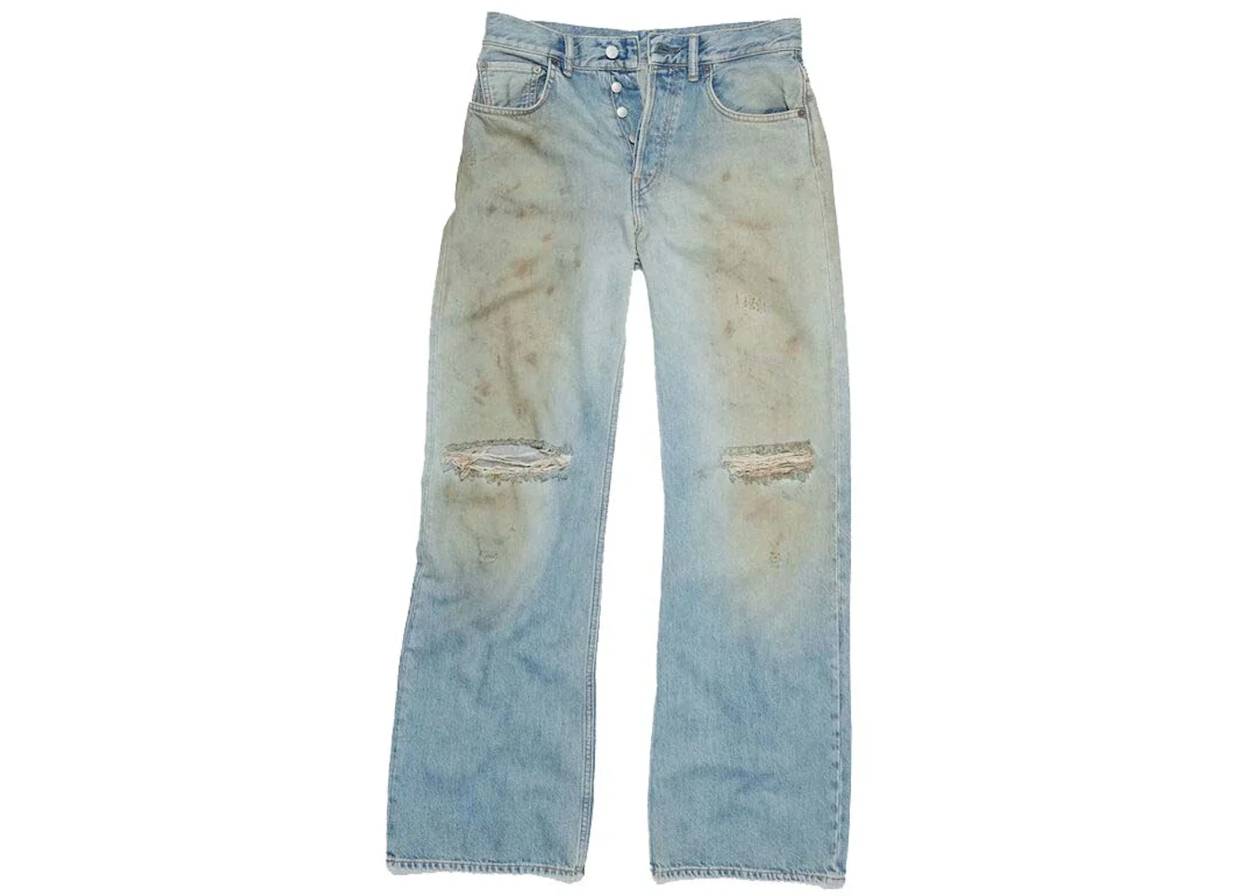 Acne Studios Super Baggy Fit Jeans - 2023 Mid Blue - 1
