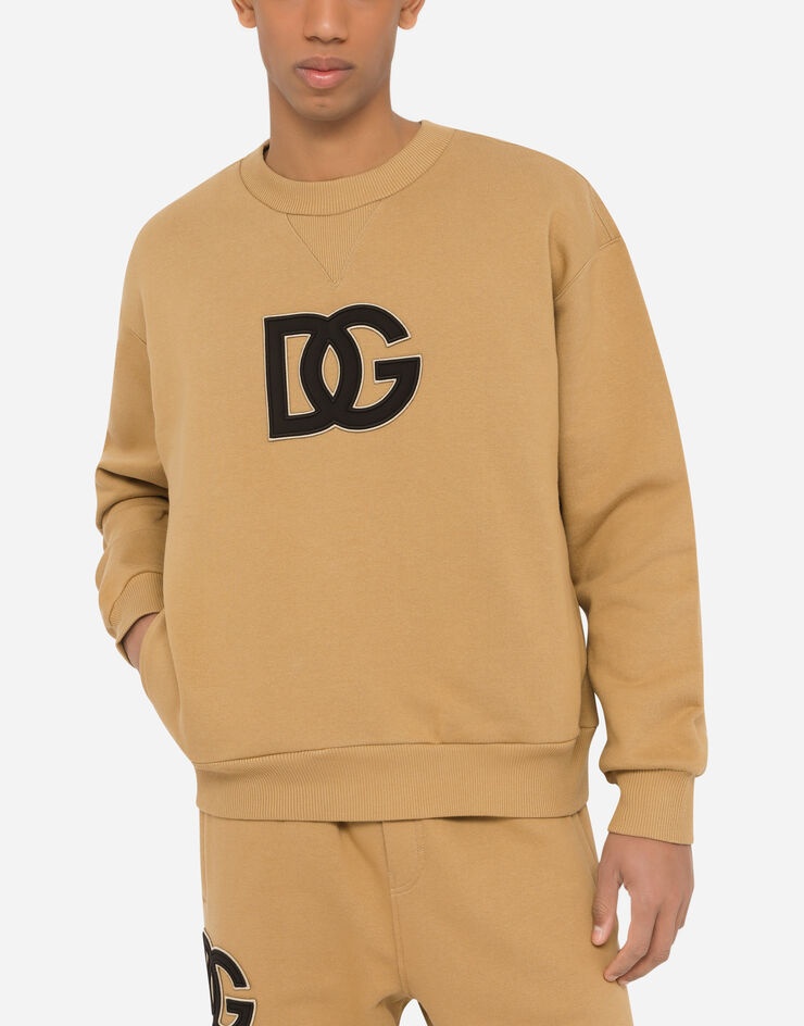 Jersey sweatshirt with DG logo patch - 4