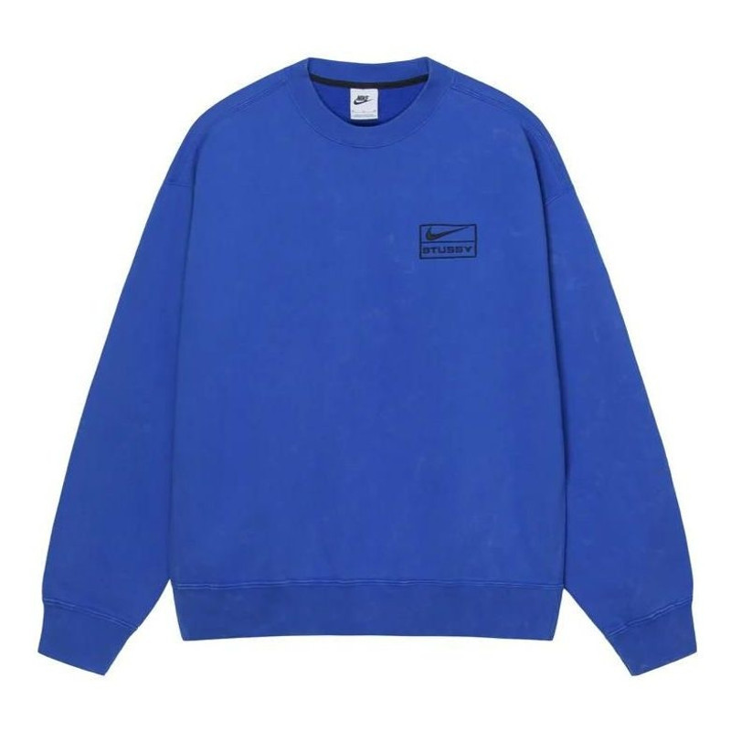 나이키 산 세척 승무원 Fleece x Stussy '파란' DR4426-480 - 1