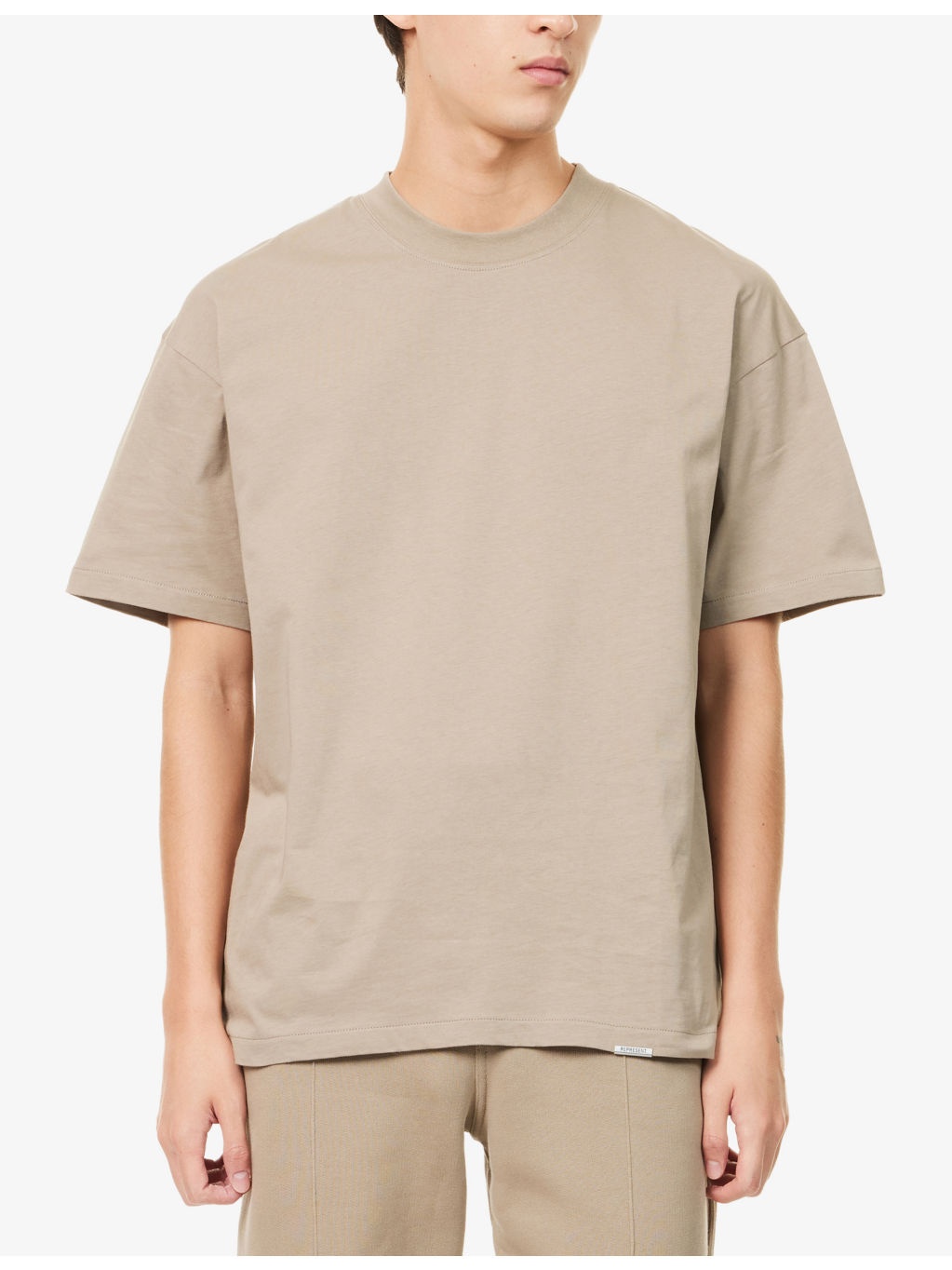 Initial Oversized Cotton T-Shirt - 3