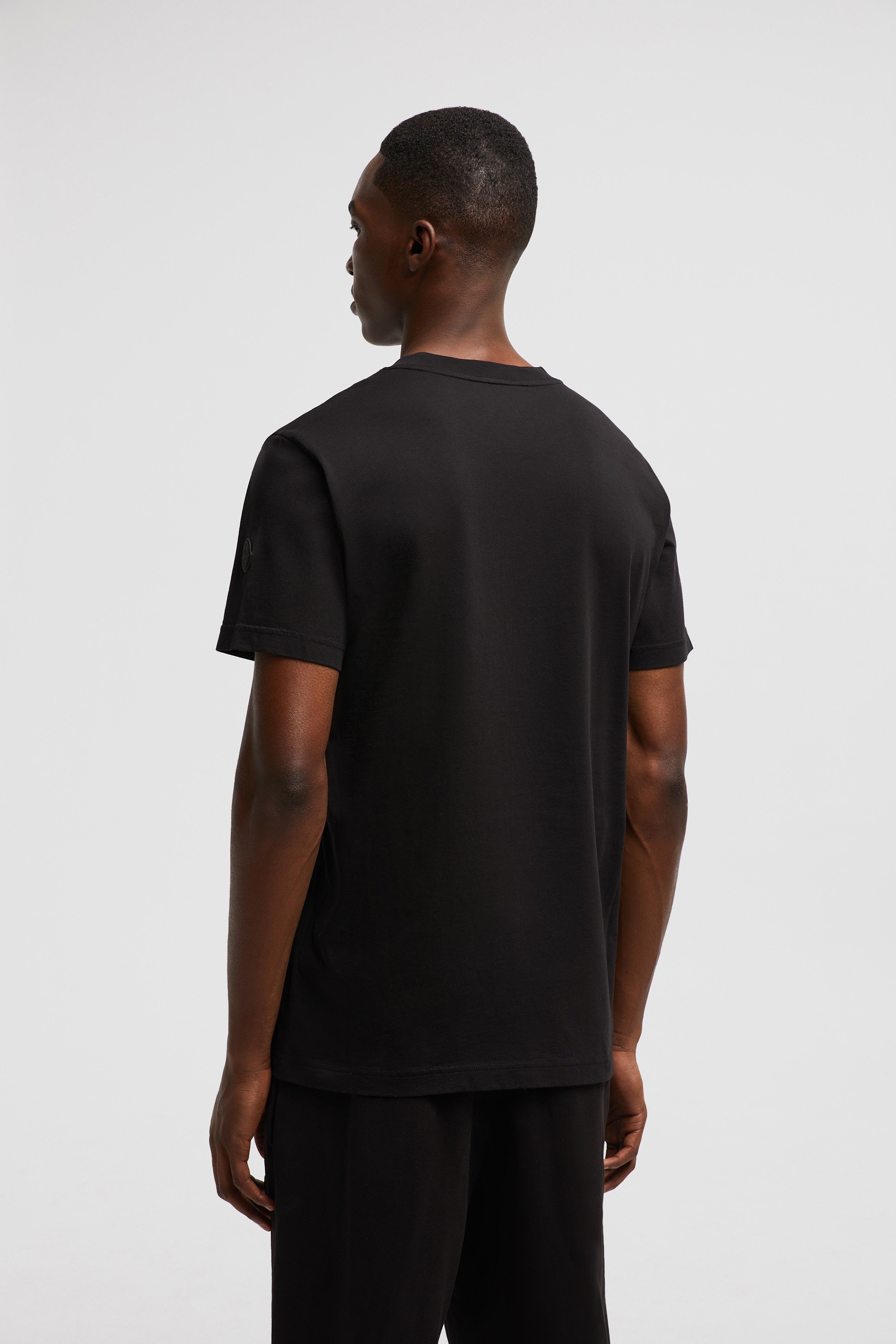 Blurred Logo Cotton T-Shirt - 5