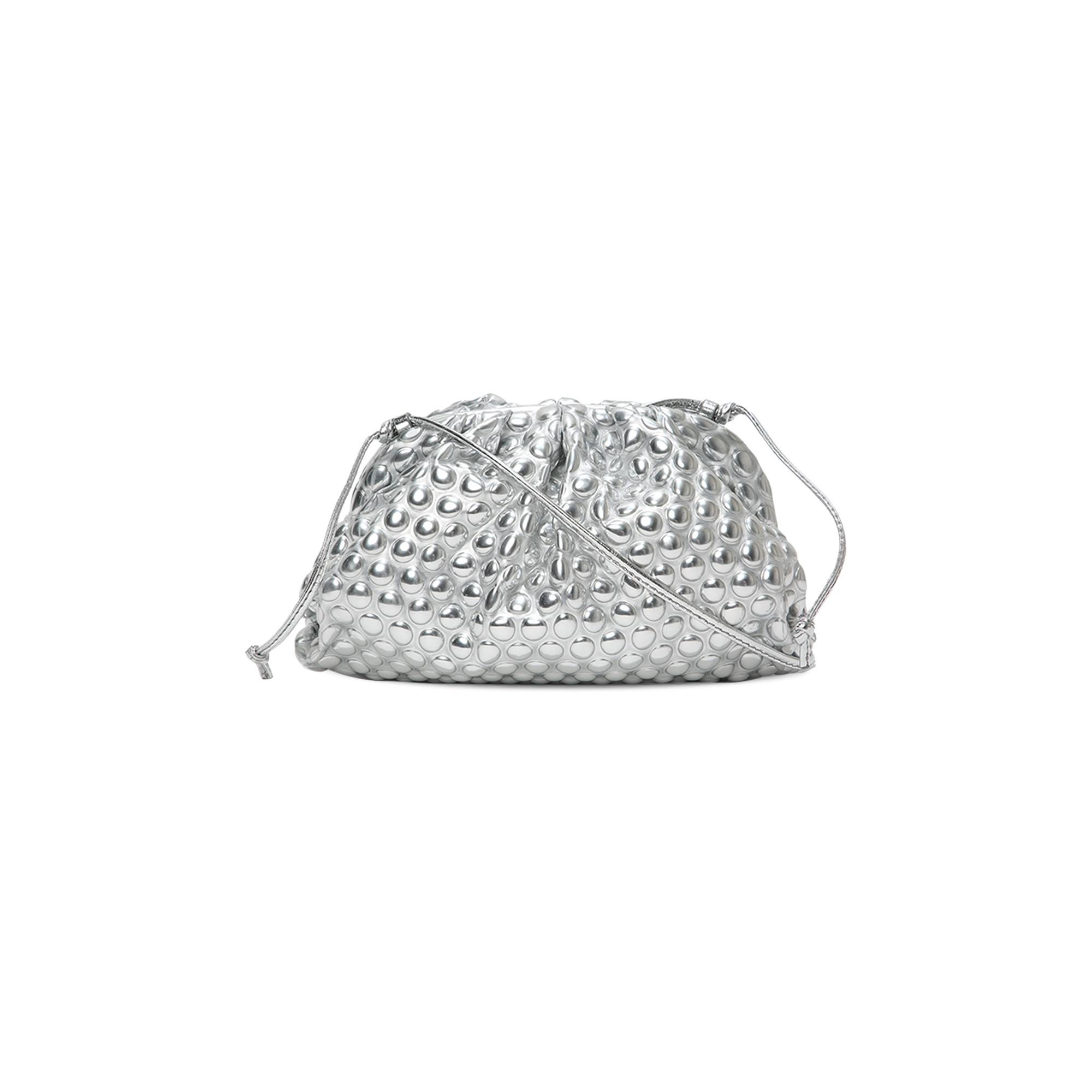 Bottega Veneta Mini Pouch 'Silver' - 1