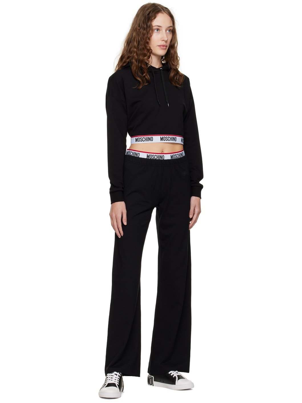 Black Stretch Pyjama Pants - 4