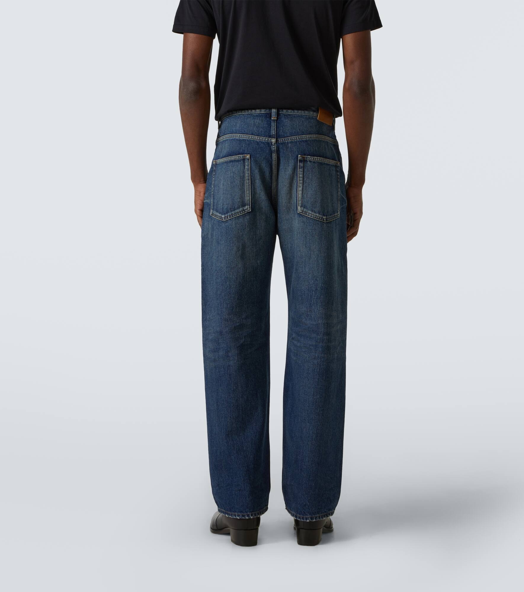 High-rise straight jeans - 4