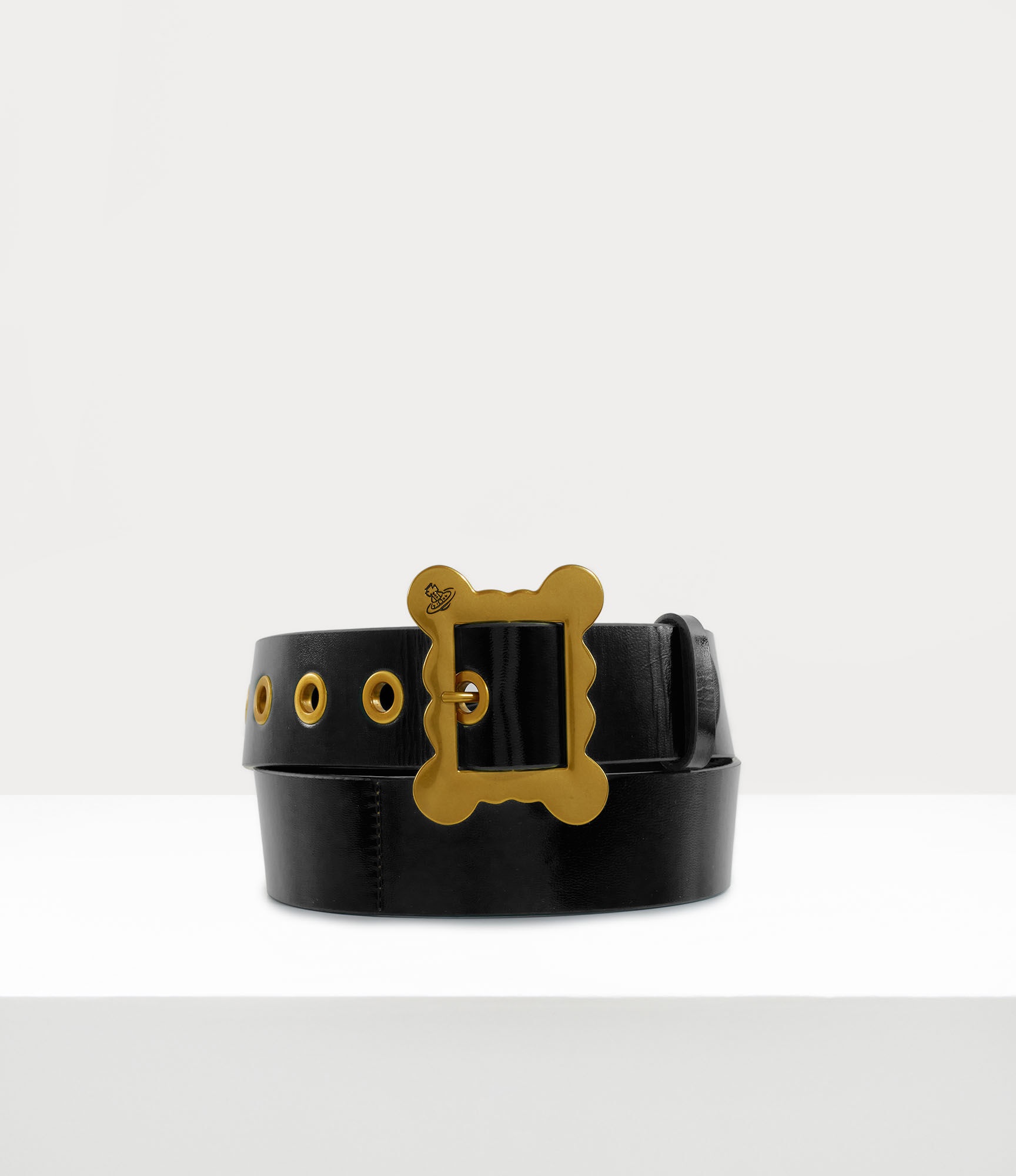 SLIM WIDE FRAME BUCKLE BELT - 1