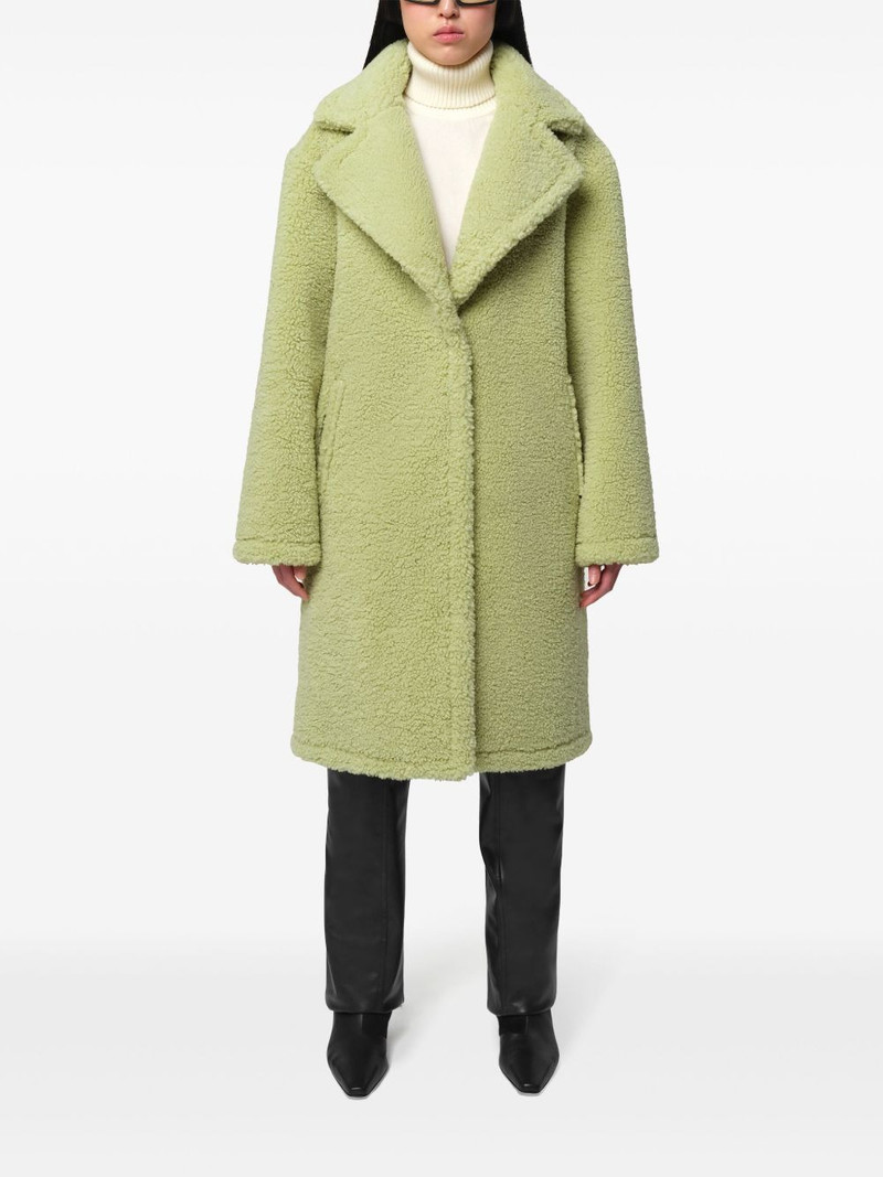 APPARIS Anei peak-lapels single-breasted coat outlook