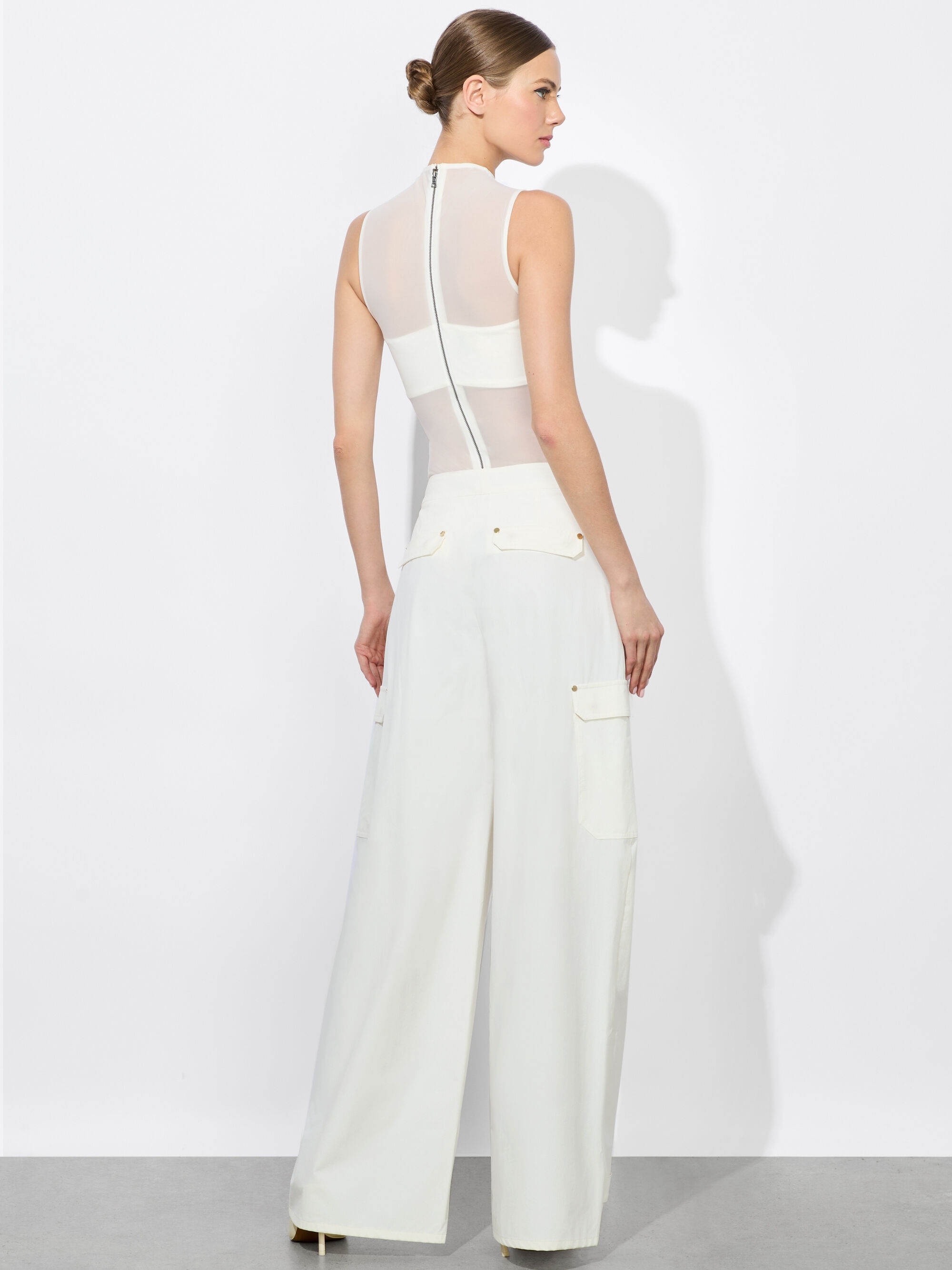 BANDEAU SLEEVELESS BODYSUIT - 4