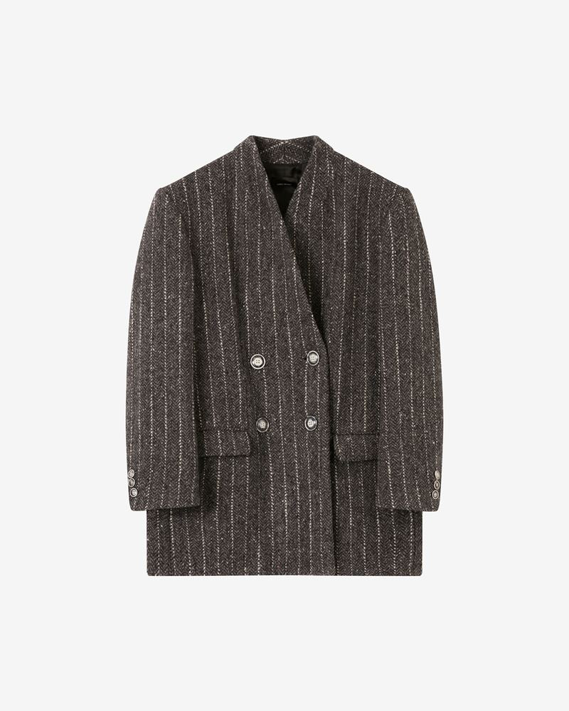 LILA WOOL DOUBLE-BREASTED COAT 1