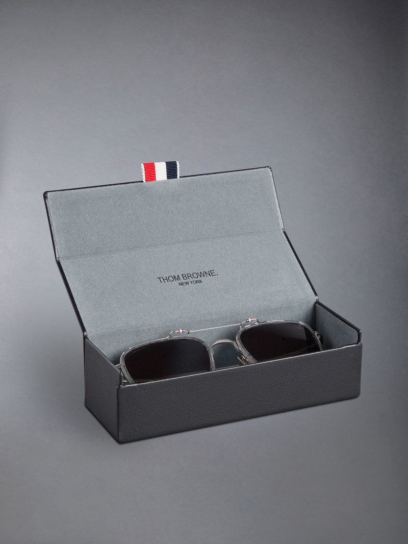 Acetate And Titanium Aviator Sunglasses 6