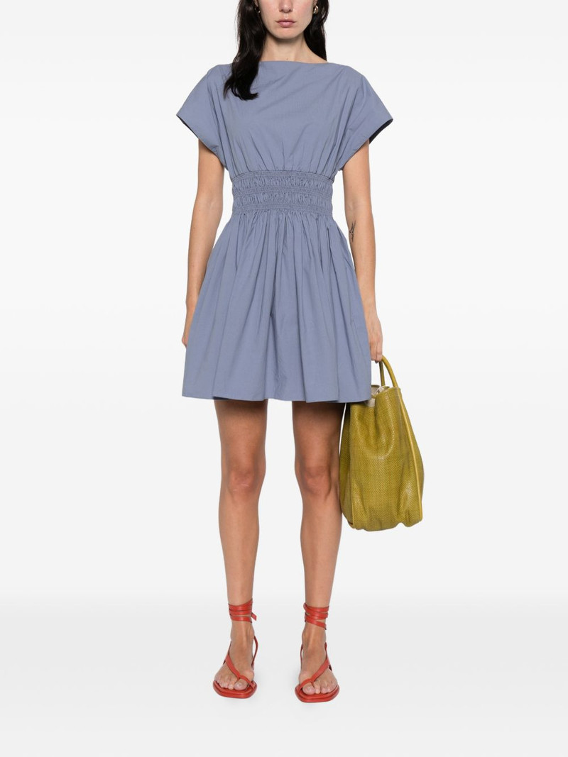 MATTEAU shirred waist mini dress outlook