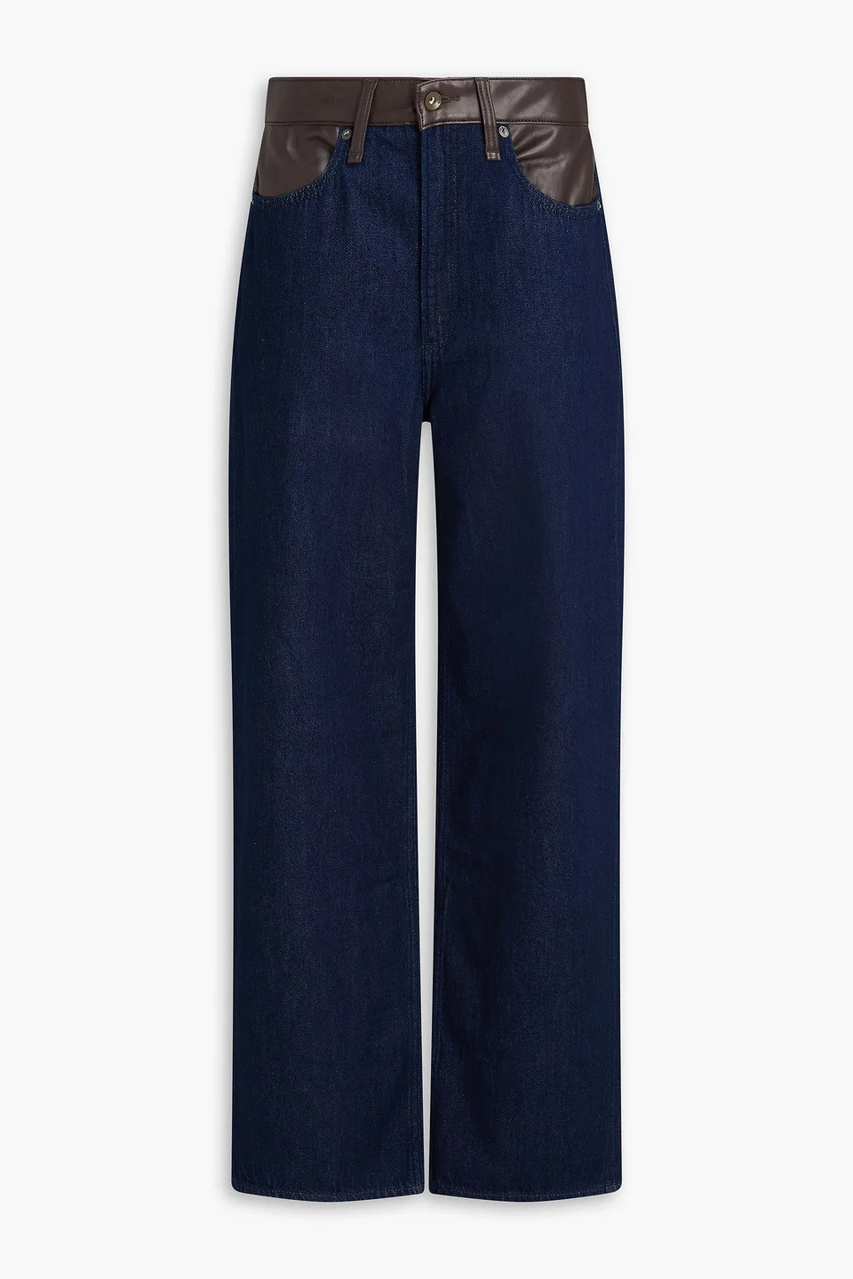 Lori mid-rise wide-leg jeans - 1