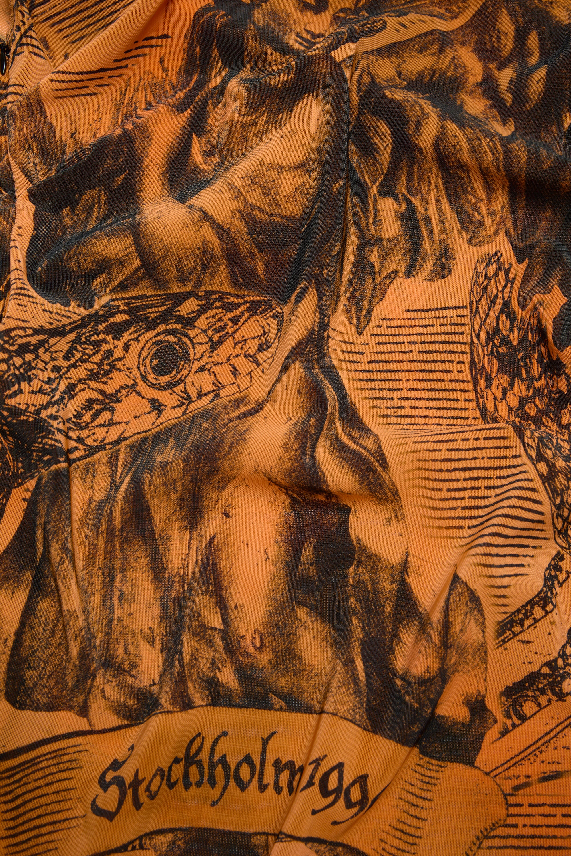 Printed dress - Orange - 6