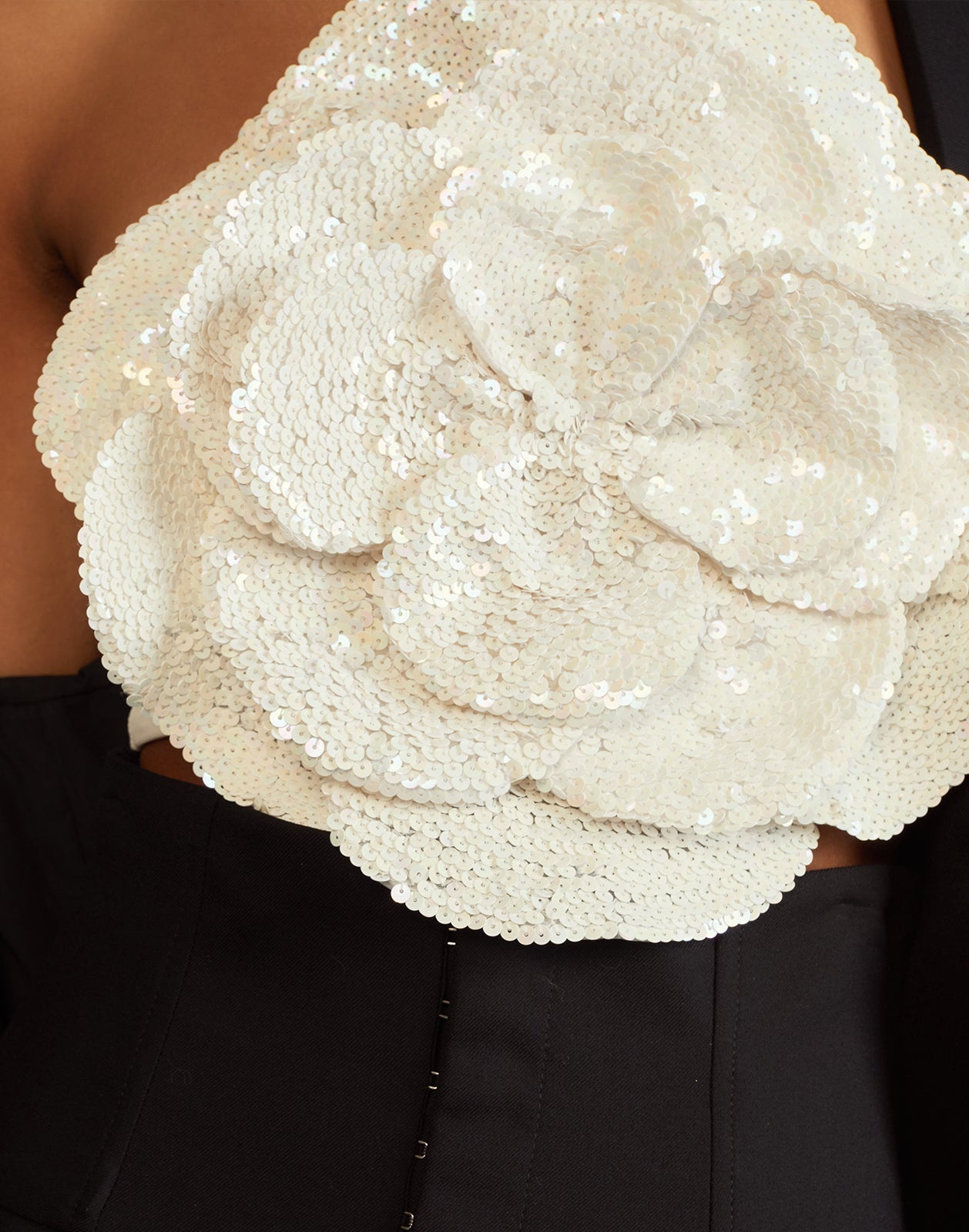 Sequin Flower Bandeau - 5