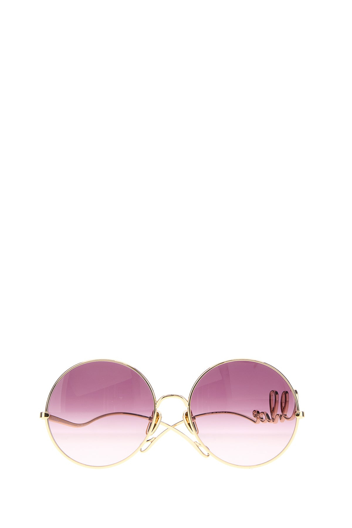 Gold metal sunglasses - 2