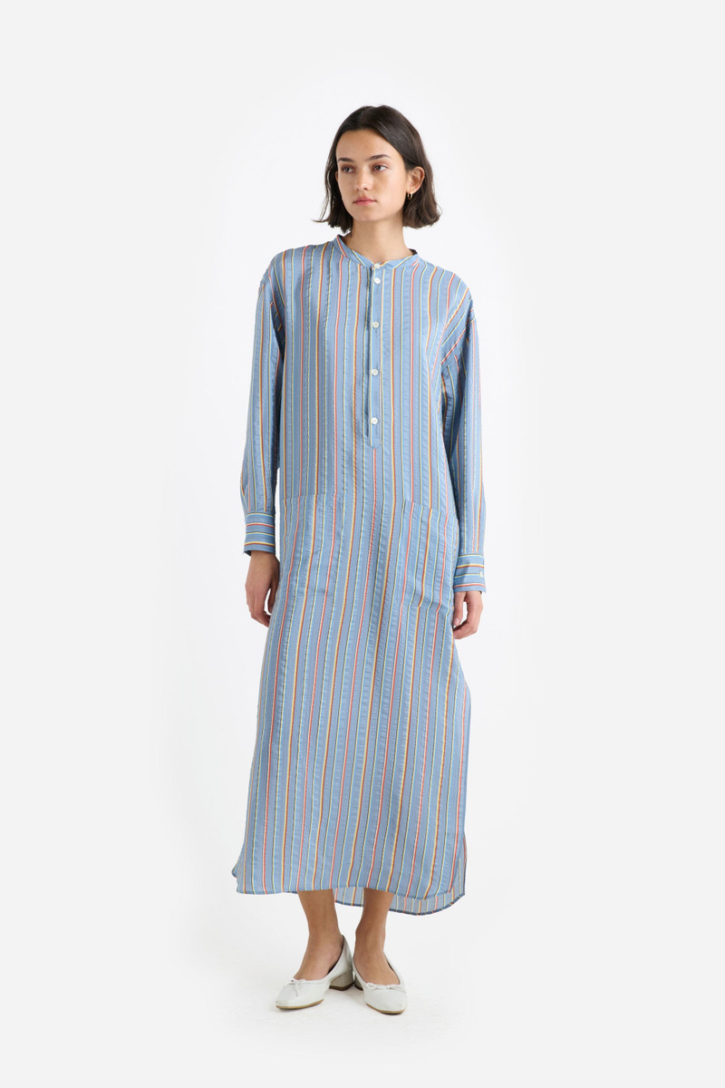 The Elder Statesman STRIPE JACQUARD KAFTAN outlook