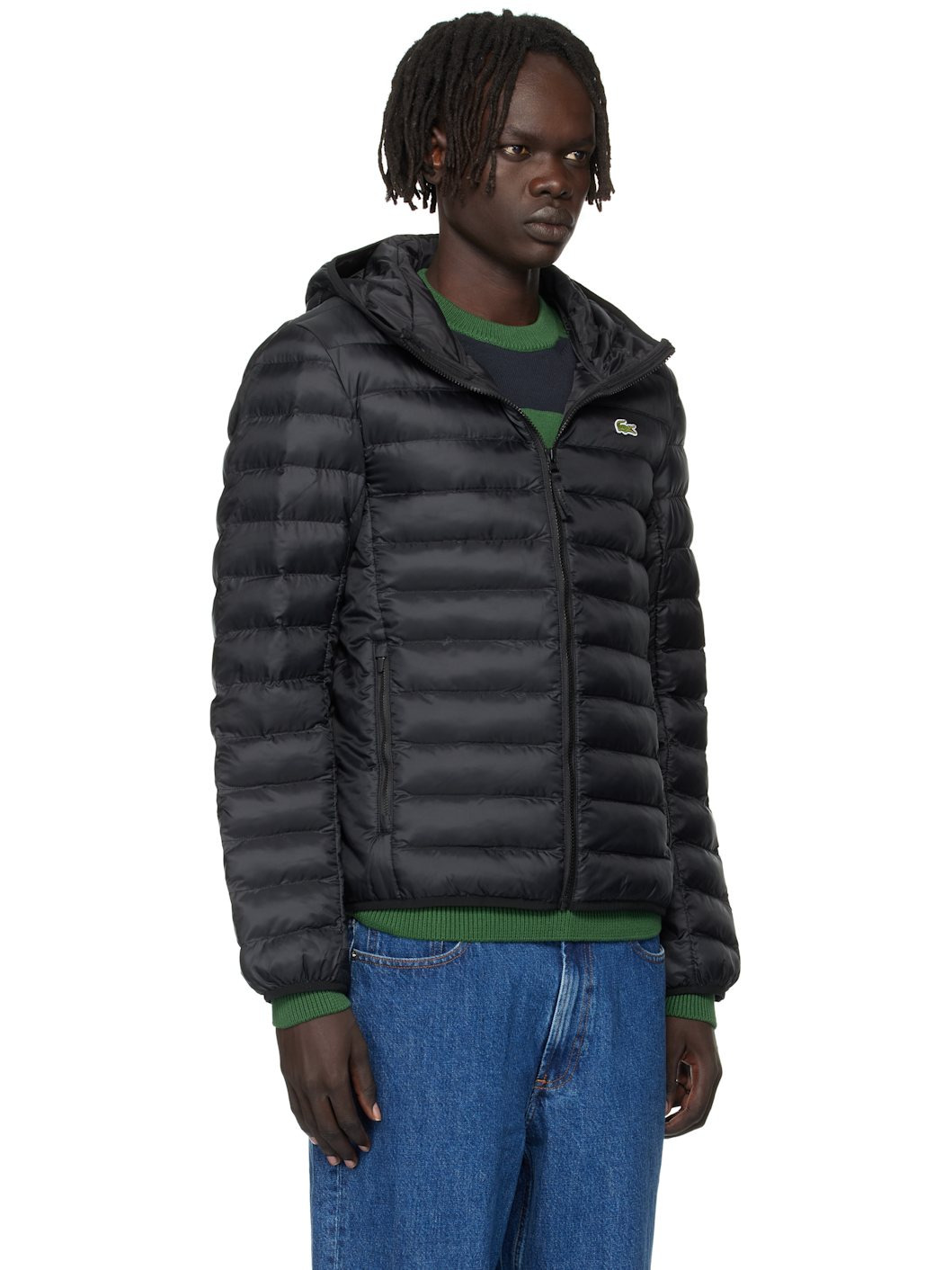 Black LS Light Puffer Jacket - 2