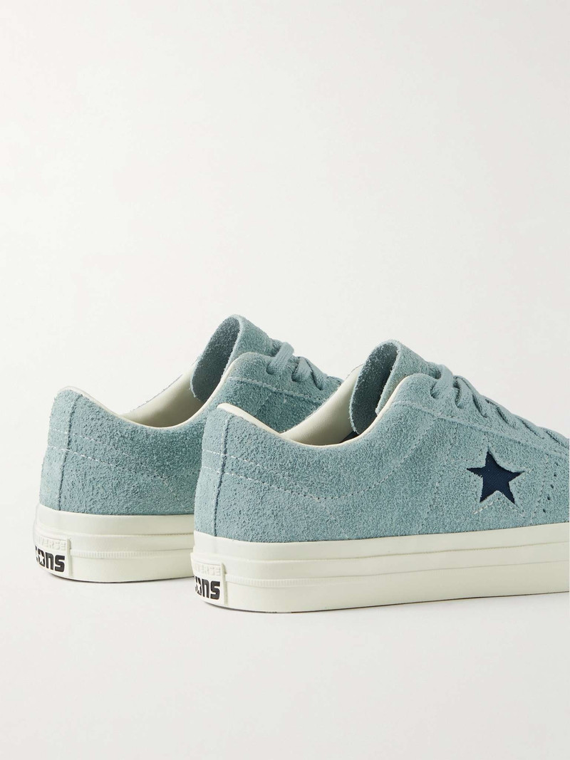 One Star Pro Canvas-Trimmed Suede Sneakers 5
