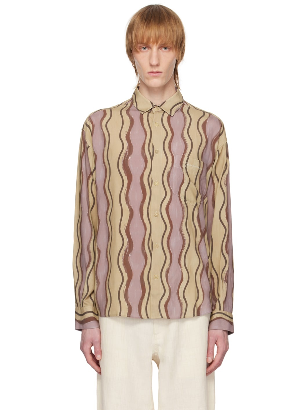 Beige 'La Chemise Simon' Shirt - 1