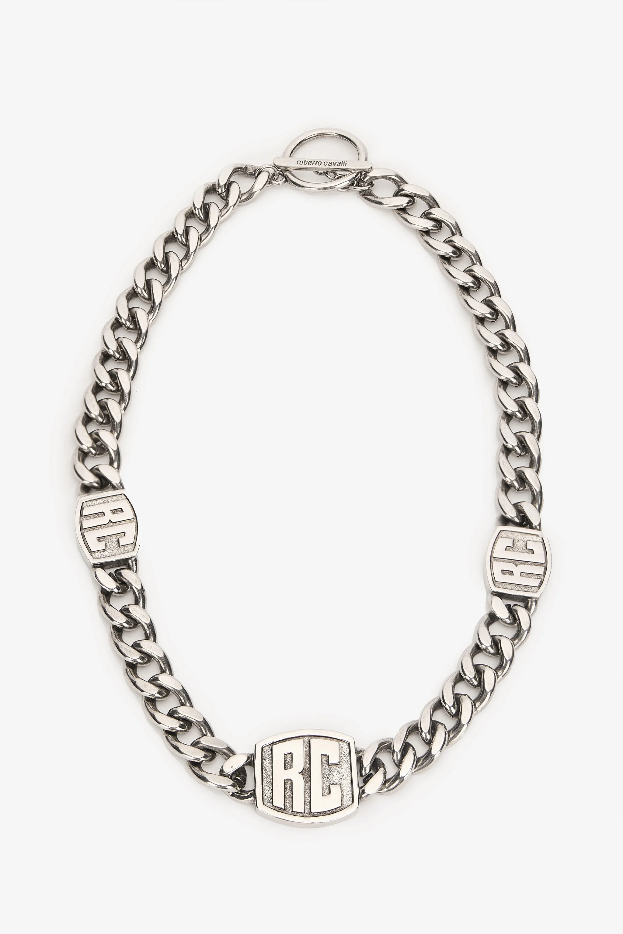 Chain Necklace With RC Monogram - 1