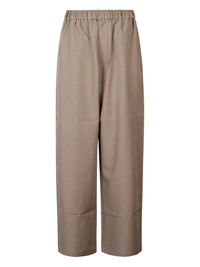 The Frankie Shop elastic-waist trousers outlook