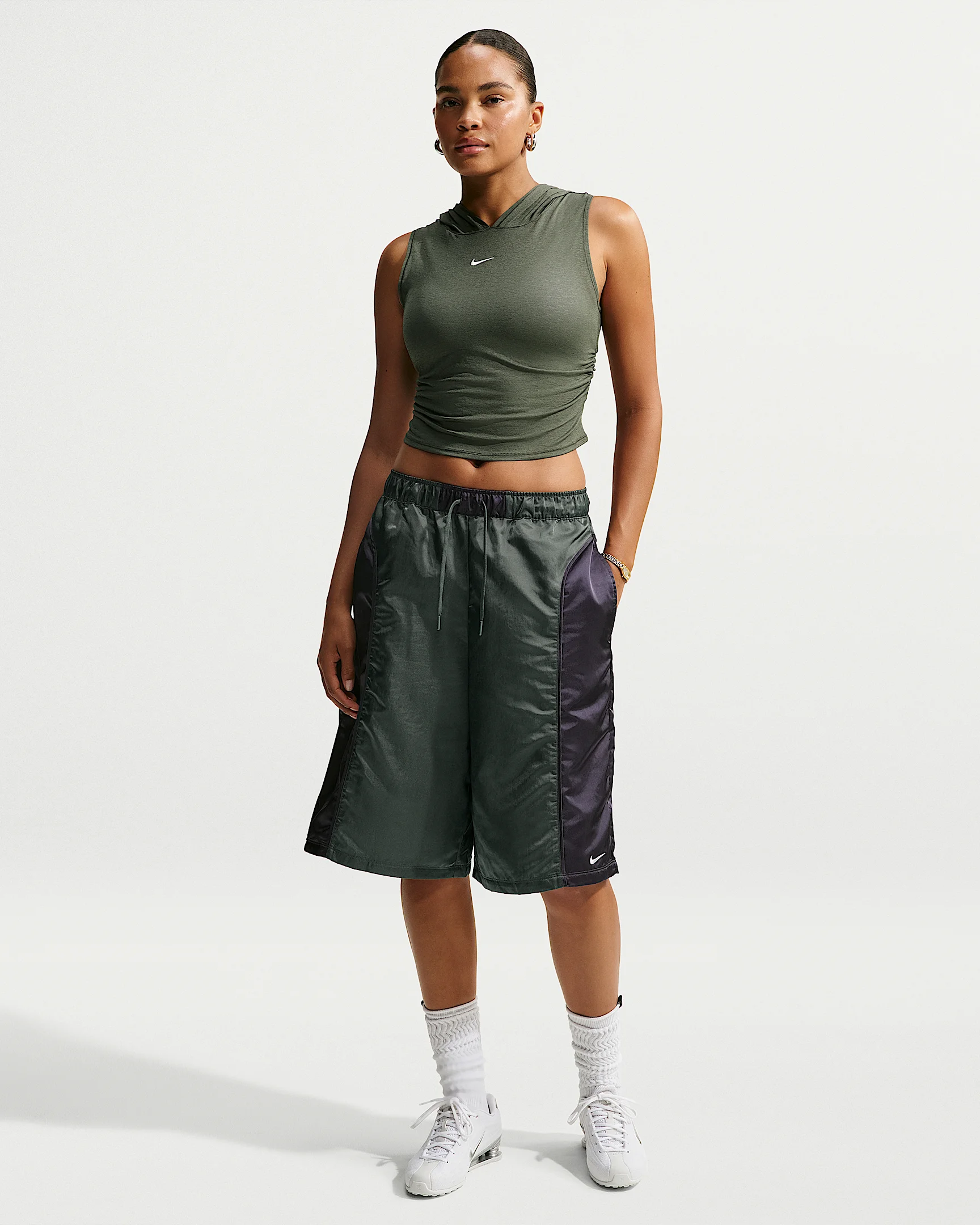 Nike Sportswear Women's Loose Mid-Rise Woven Shorts - 1