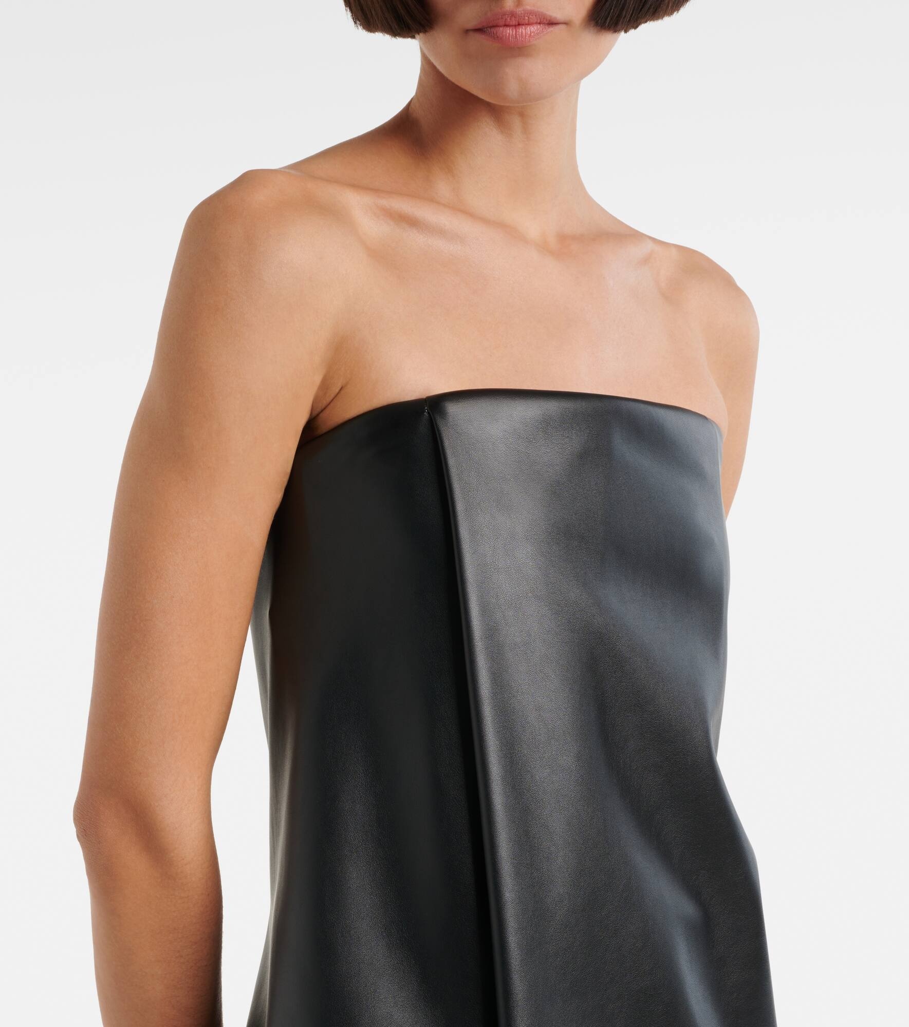Locarno faux leather minidress - 4