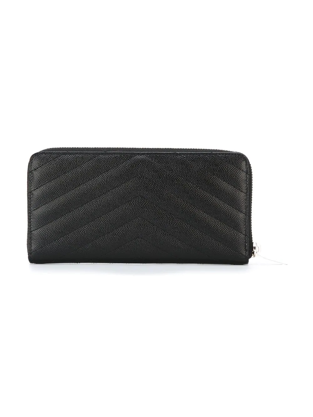 Monogram matelassé zip-around wallet - 2