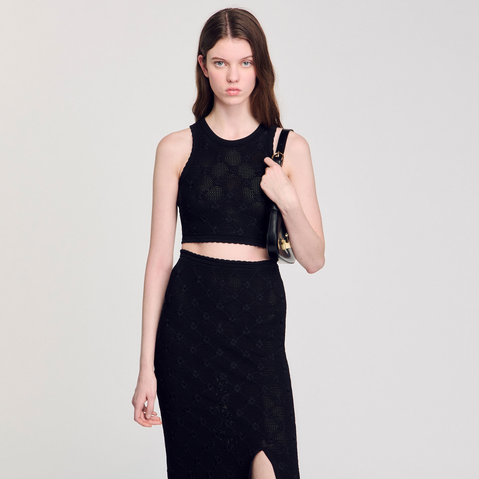 DECORATIVE KNIT TOP - 4