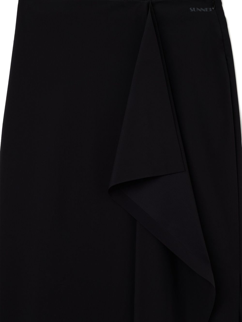 draped ruffled skirt - 3