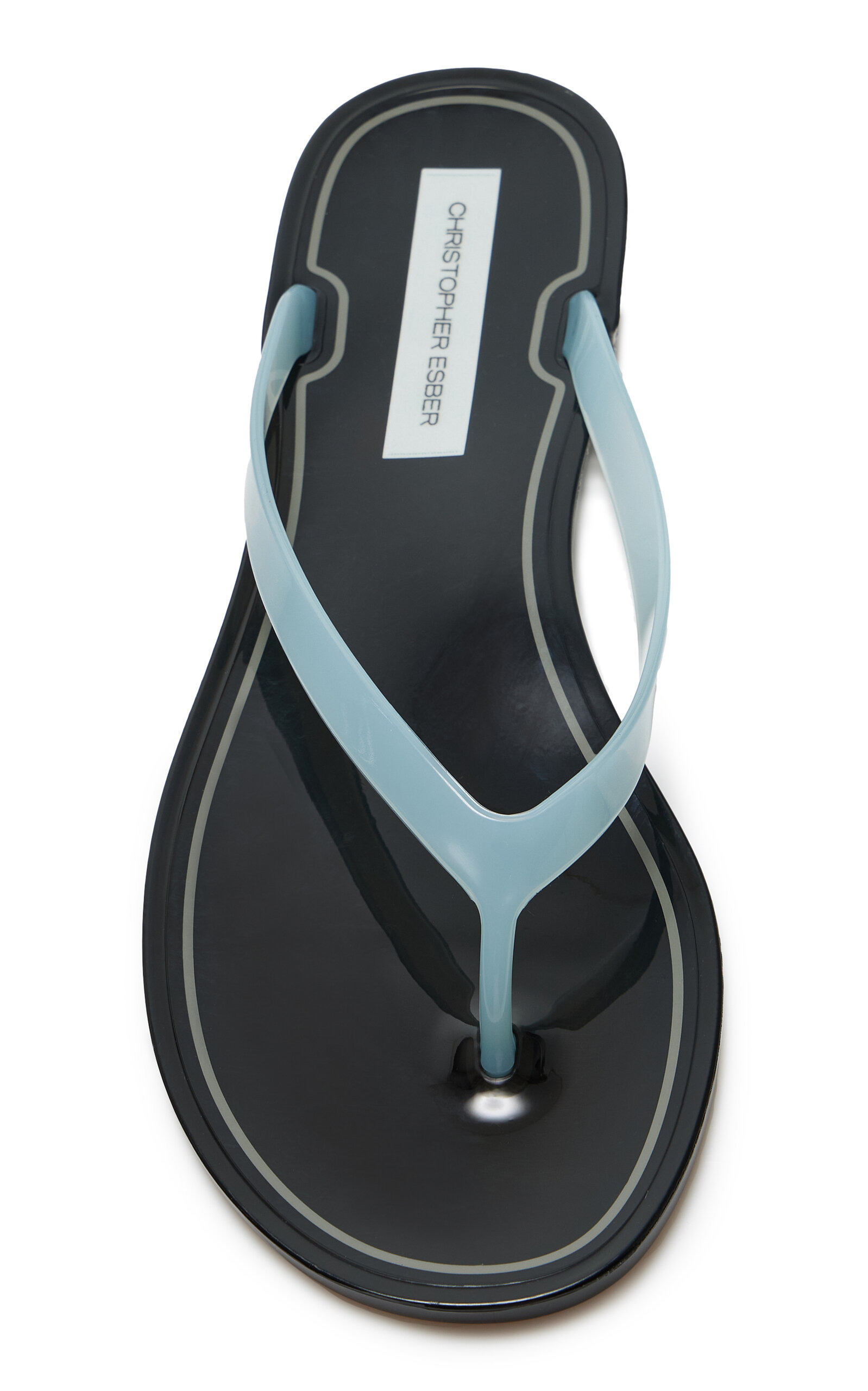 Jo PVC Flip Flop Sandals light blue - 3