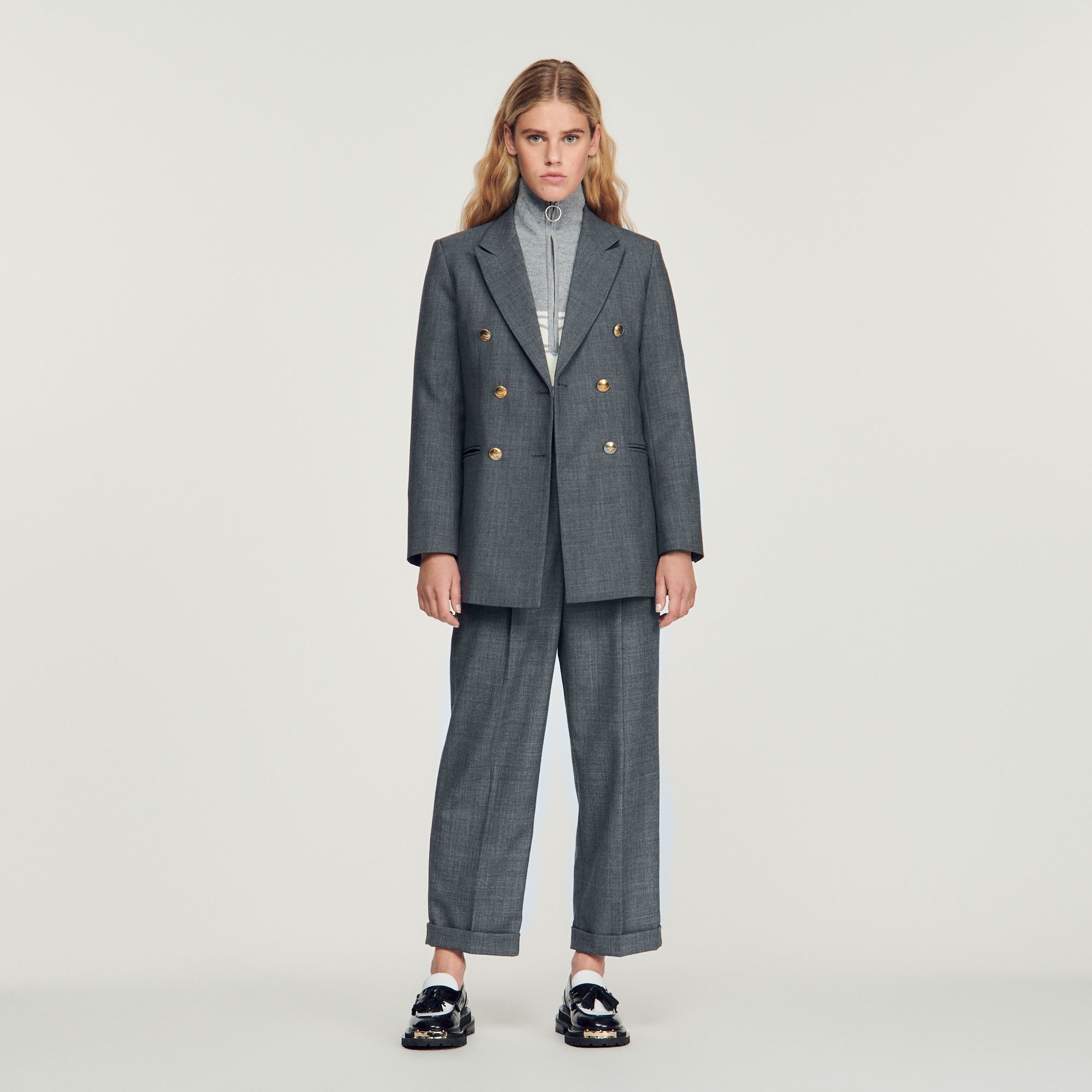 Double-breasted tailored jacket - 3