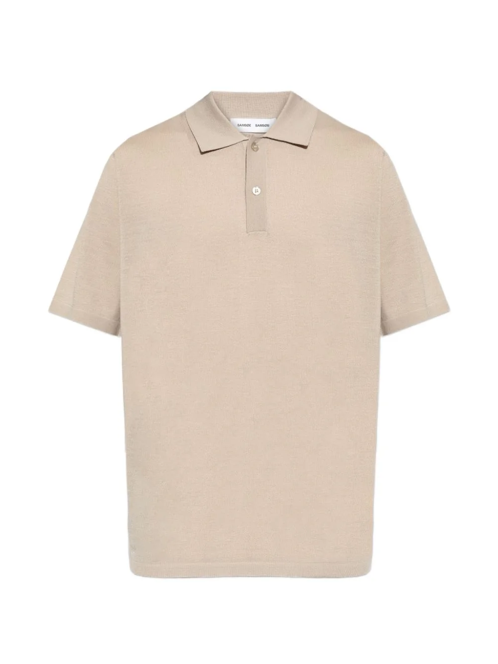 wool polo shirt - 1