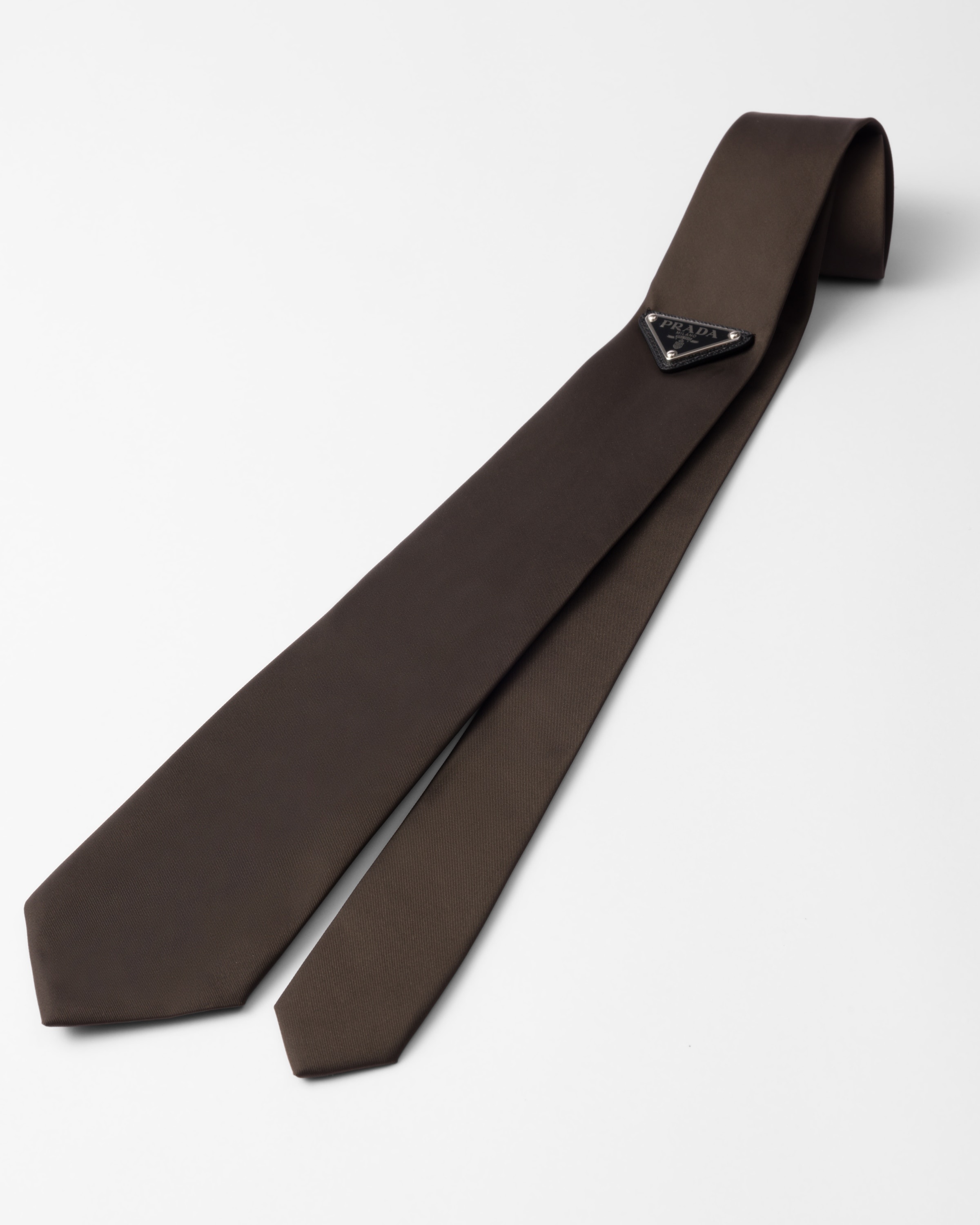 Re-Nylon gabardine tie - 2