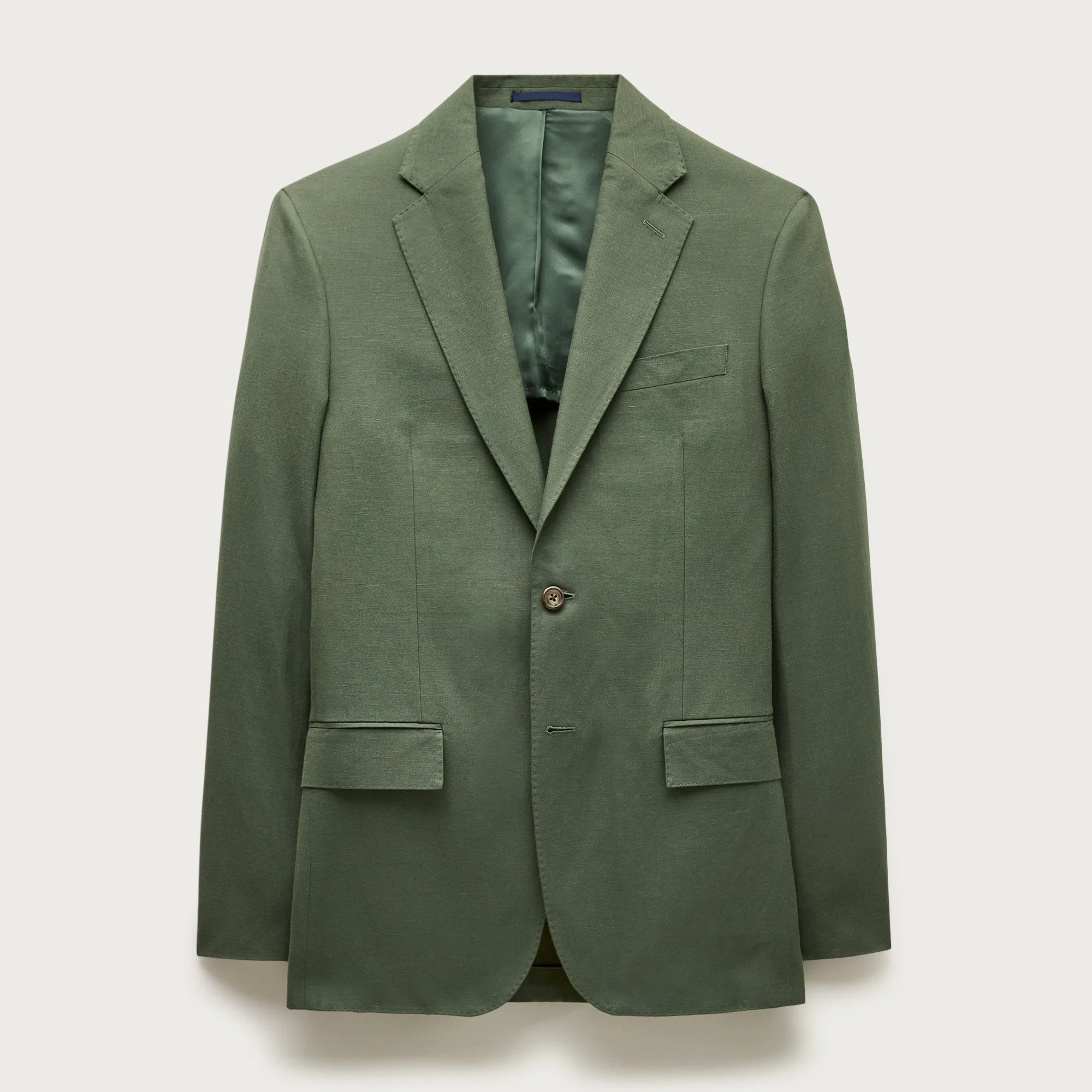 Crosby Classic-fit suit jacket in Baird McNutt Irish cotton-linen blend - 1