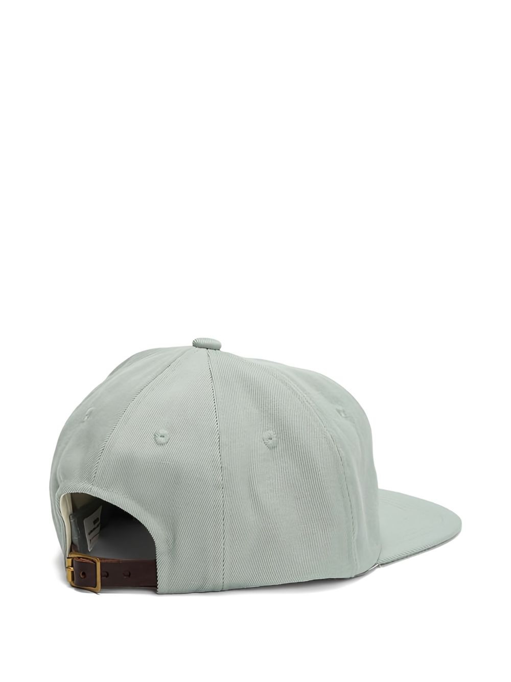 embroidered flat-peak cap - 2