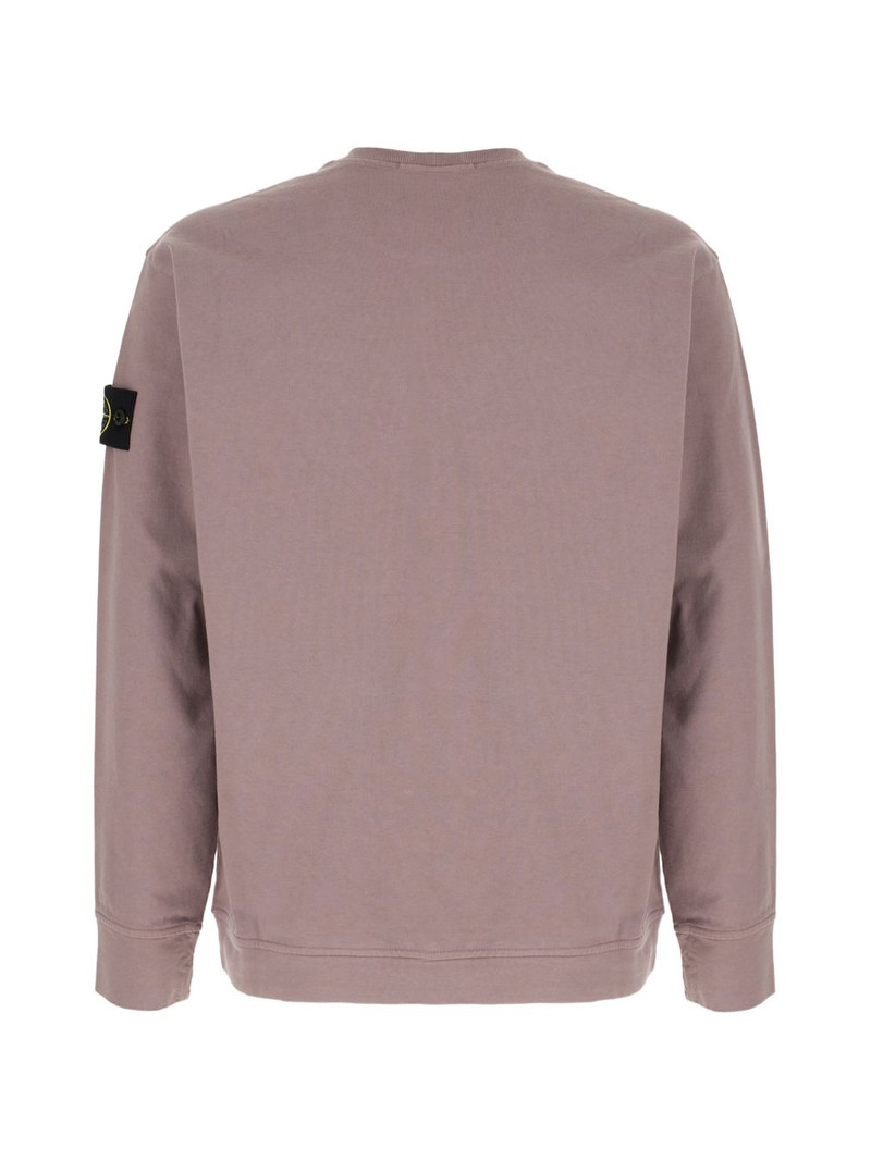 Stone Island logo-patch sweatshirt outlook