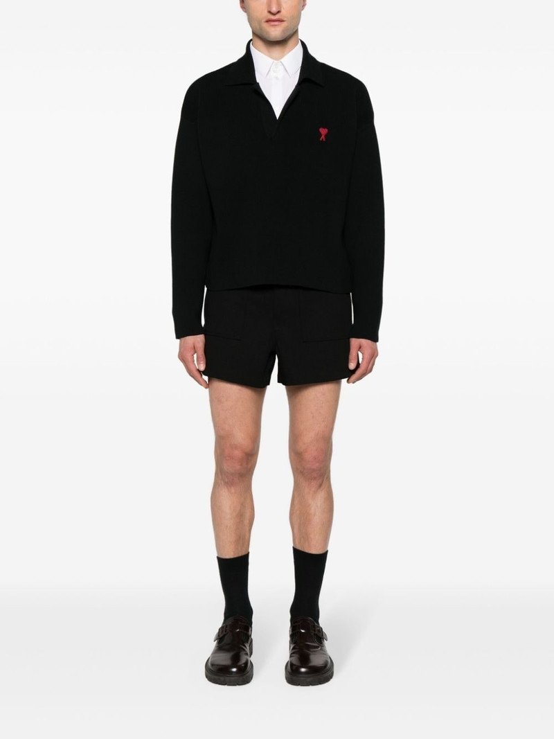 AMI Paris Ami-de-Coeur-motif jumper outlook