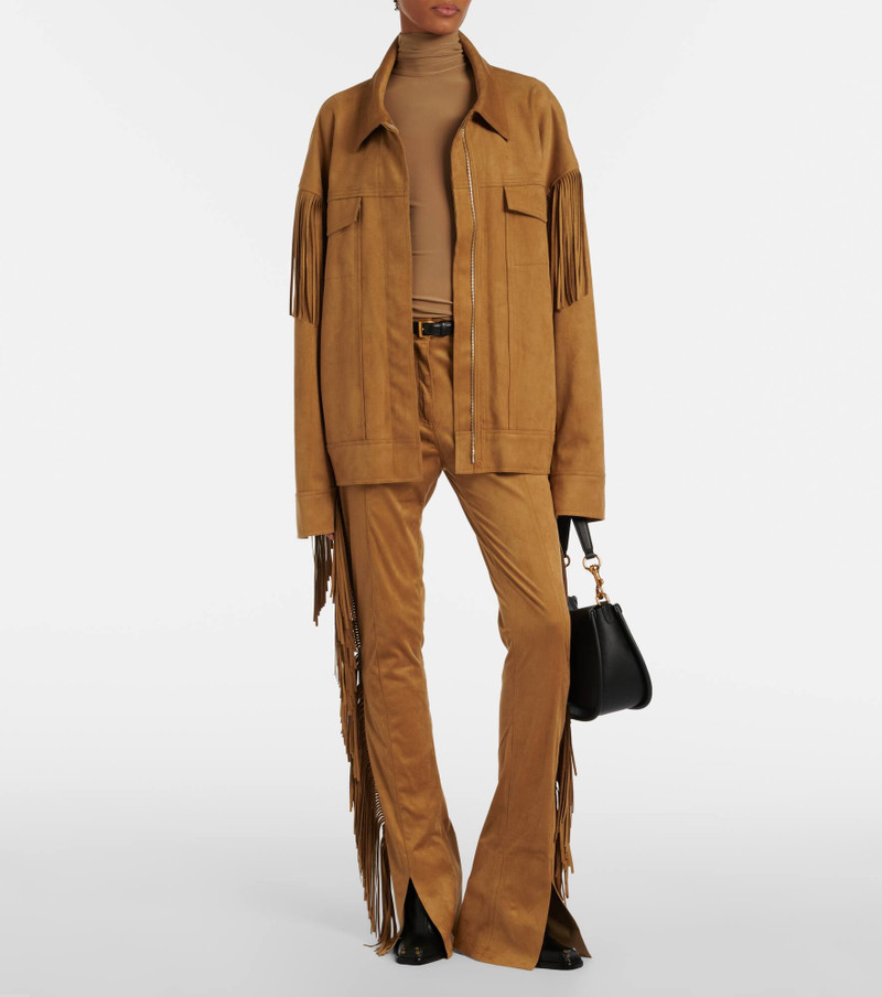 NORMA KAMALI Fringed slim pants outlook
