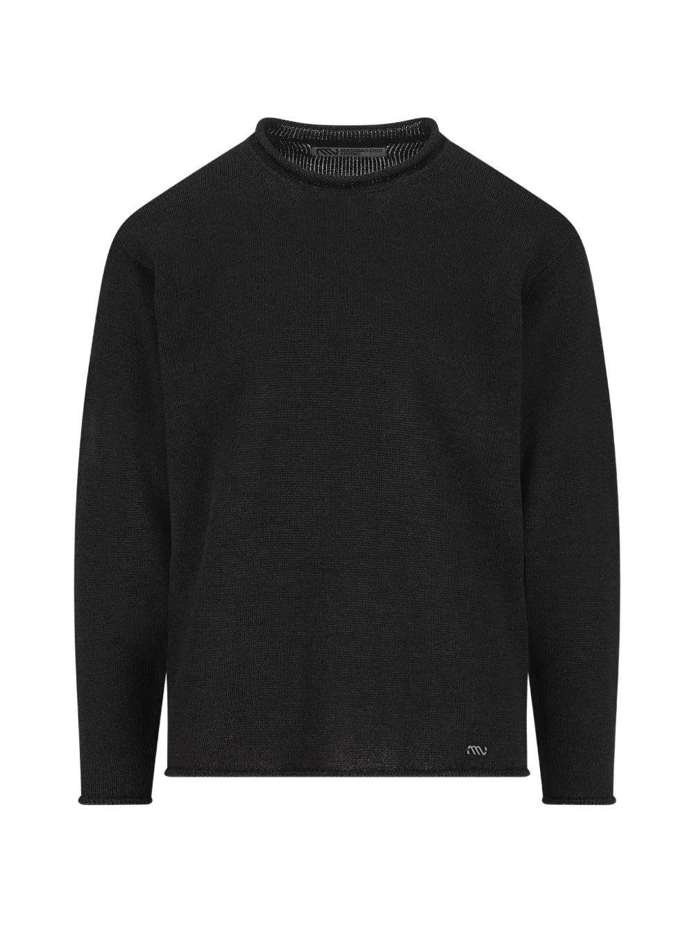 ribbed crew-neck sweater - 1