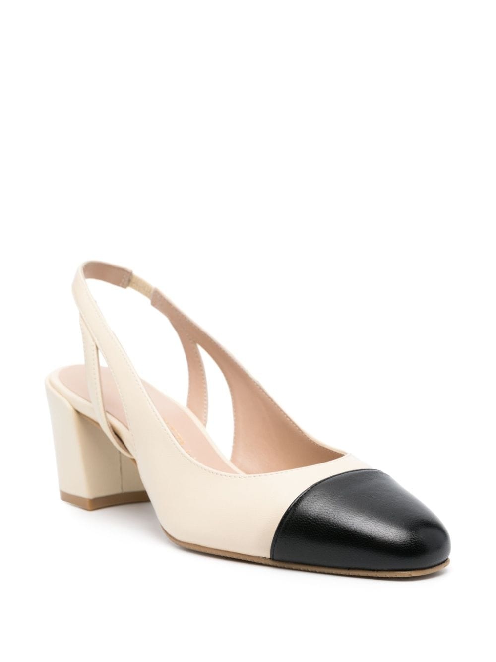 Sleek 50mm leather pumps - 2