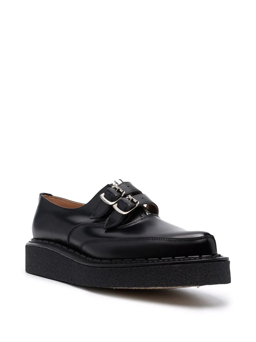 double-buckle Derby shoes - 2