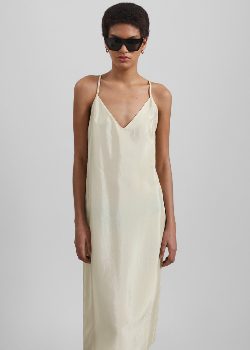 Vence Slip Dress - Pale Yellow 5