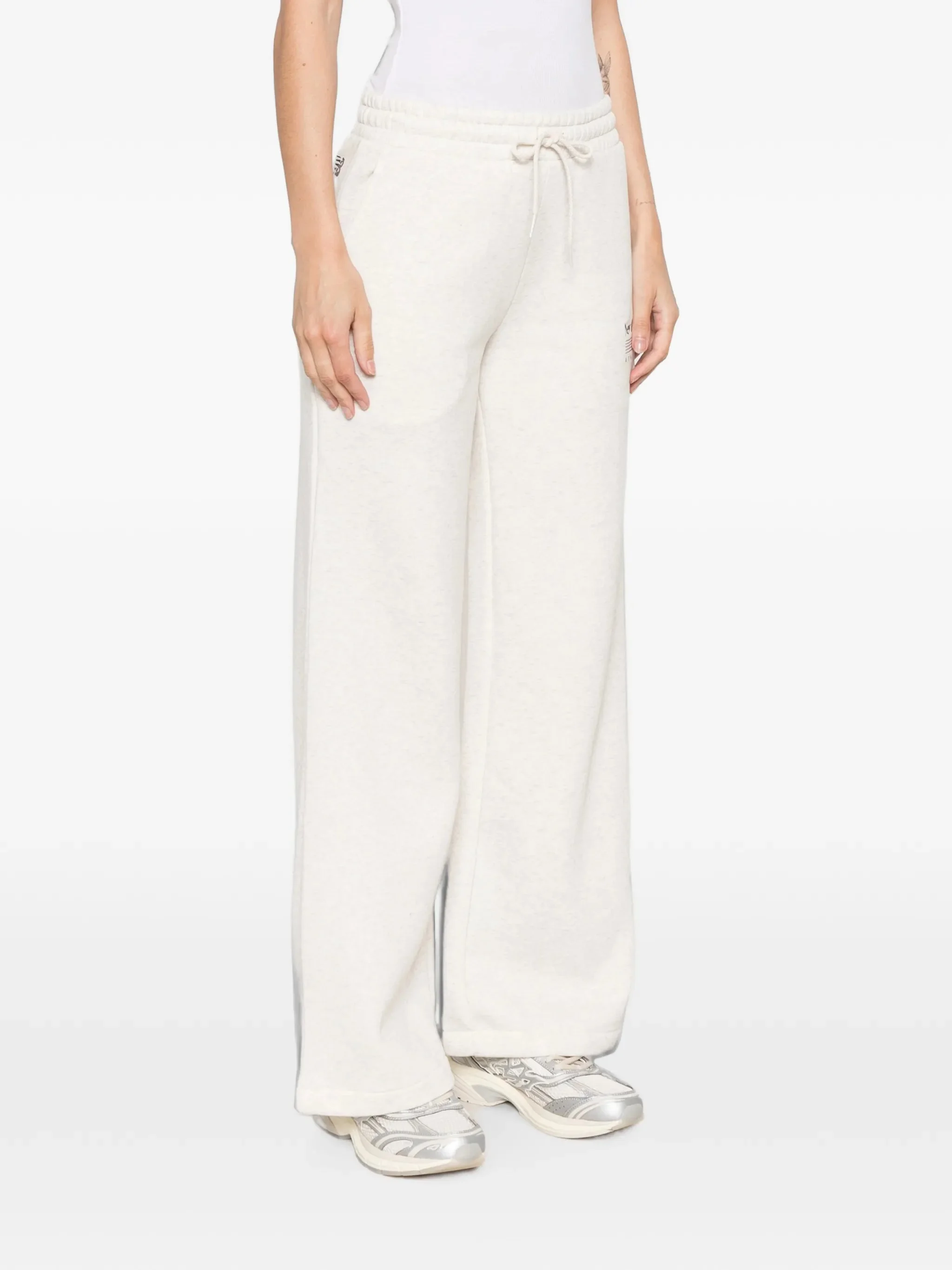 New Balance Logo-print Wide-leg Track Pants - 1