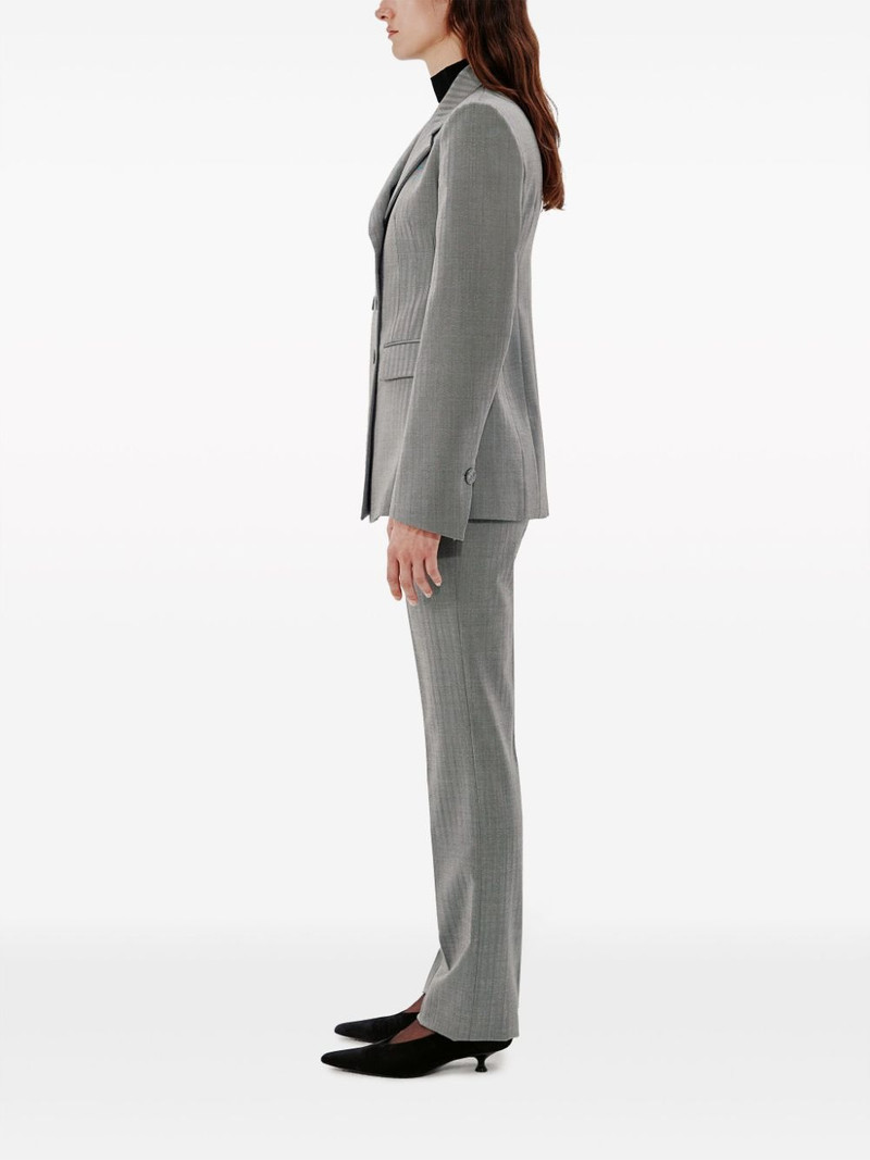 herringbone double-breasted blazer 4