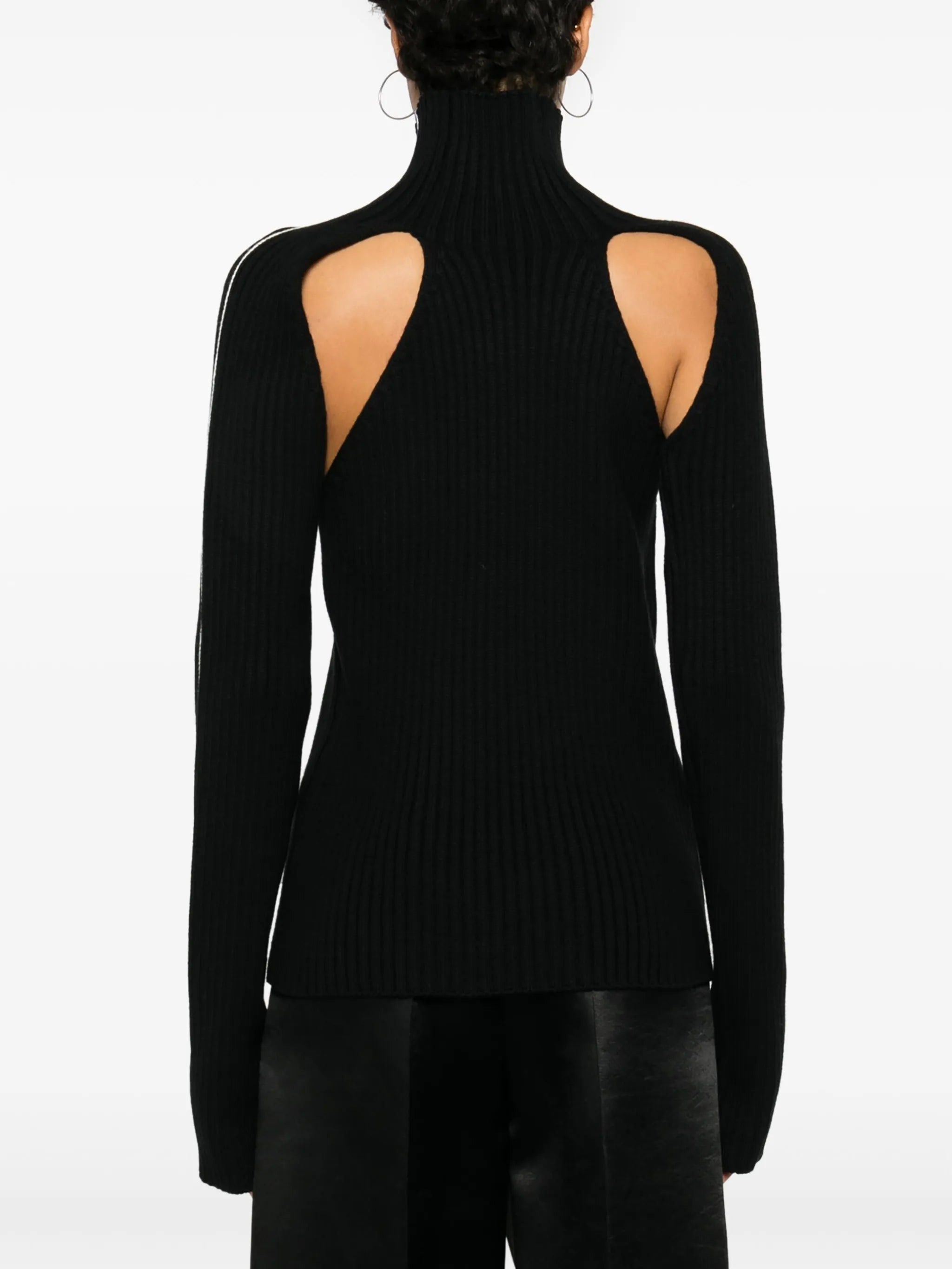 cut-out sweater - 4